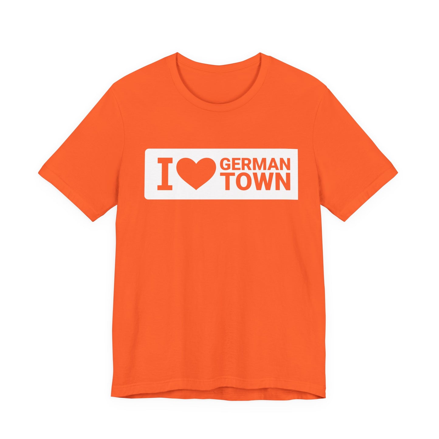 I Love Germantown Unisex Jersey Short Sleeve Tee