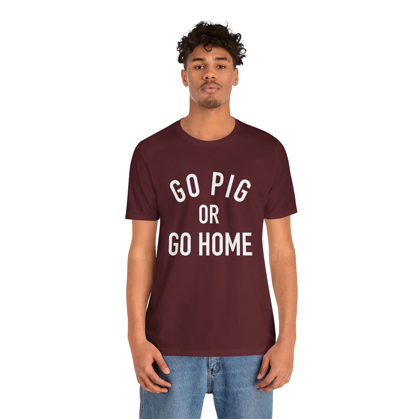 Arkansas Go Pig Or Go Home Tee