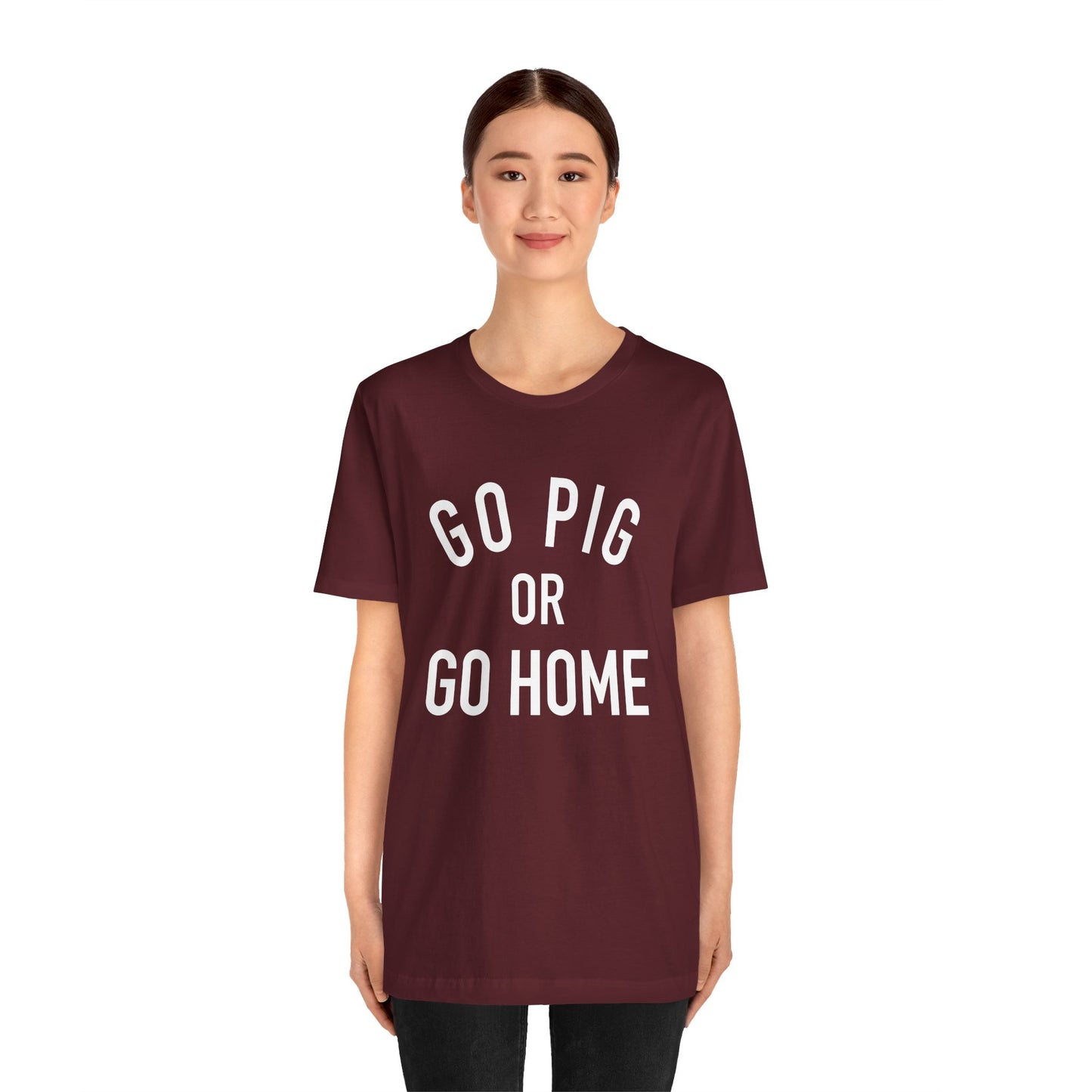 Arkansas Go Pig Or Go Home Tee
