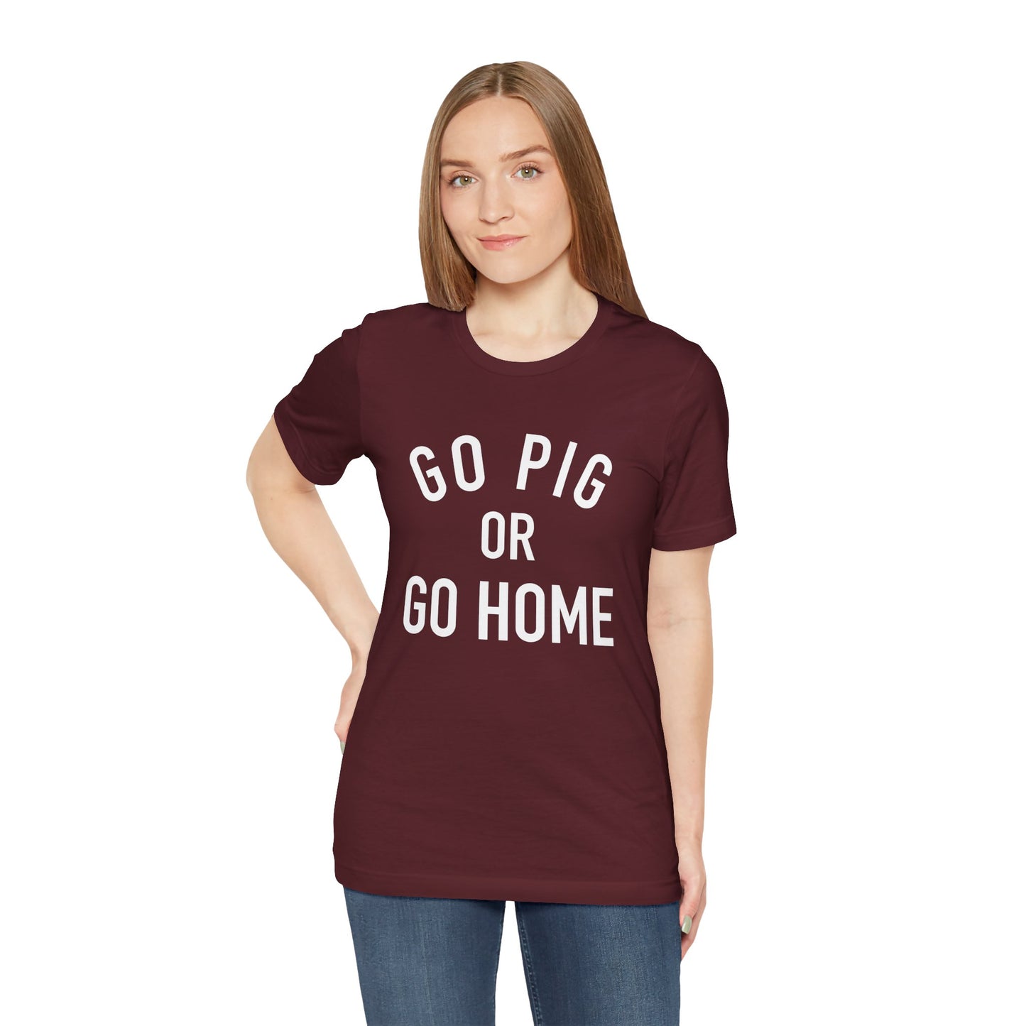 Arkansas Go Pig Or Go Home Tee