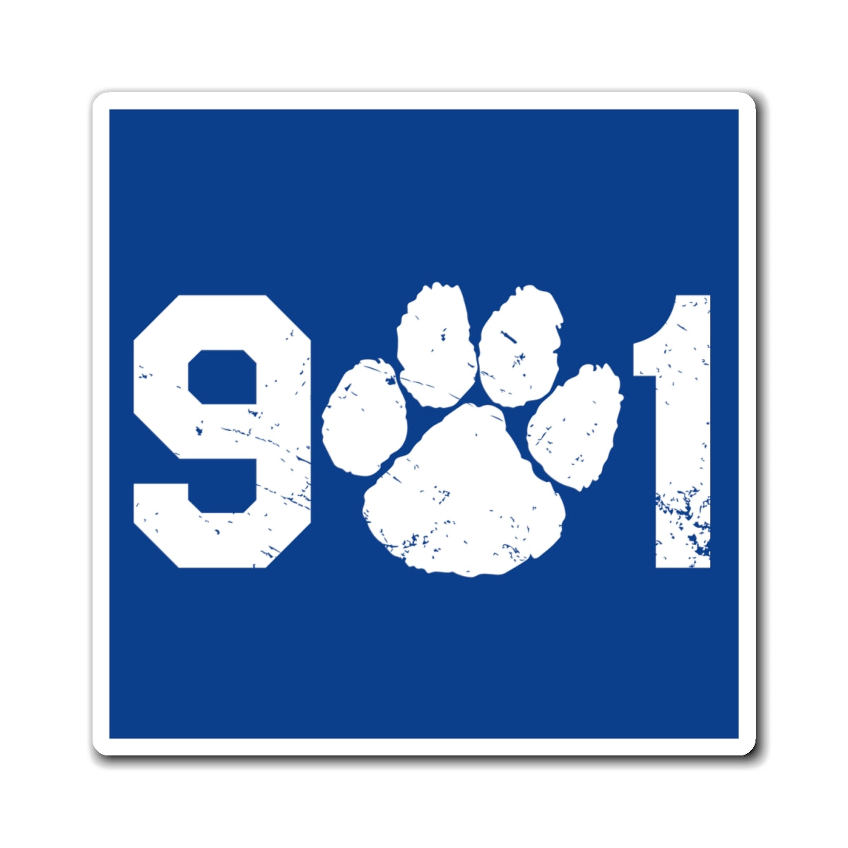 Memphis 901 Tiger Paw Magnet
