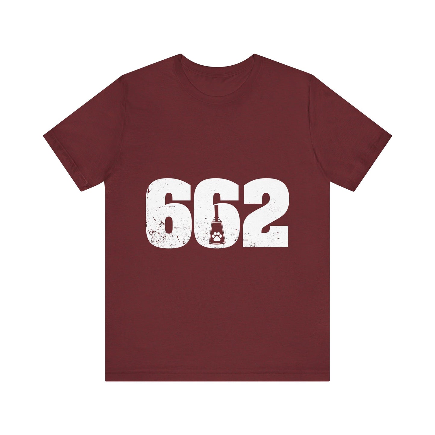 Mississippi State 662 Unisex Jersey Short Sleeve Tee