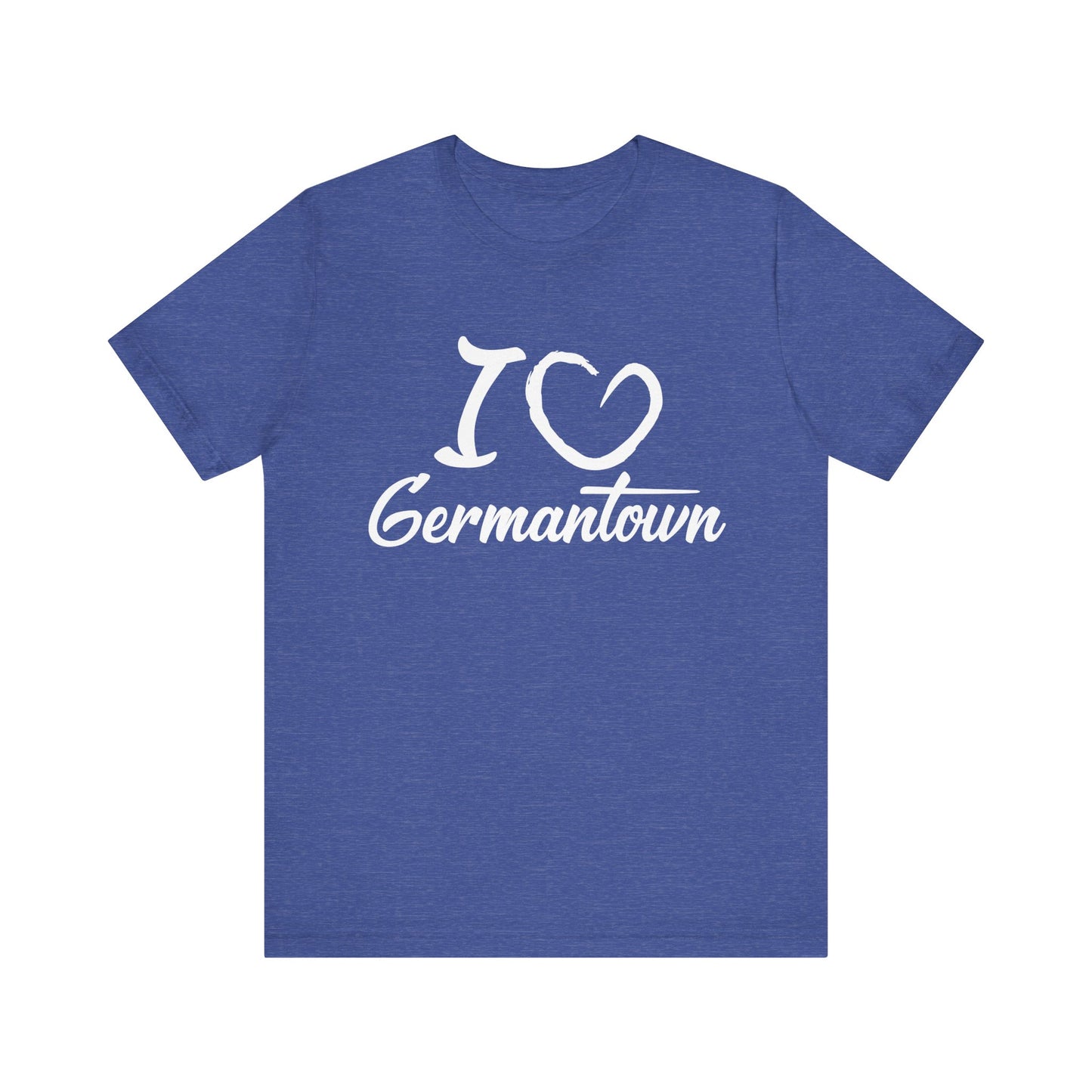 I Love Germantown Unisex Jersey Short Sleeve Tee