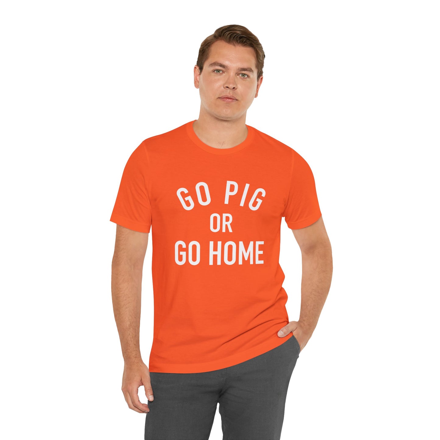 Arkansas Go Pig Or Go Home Tee