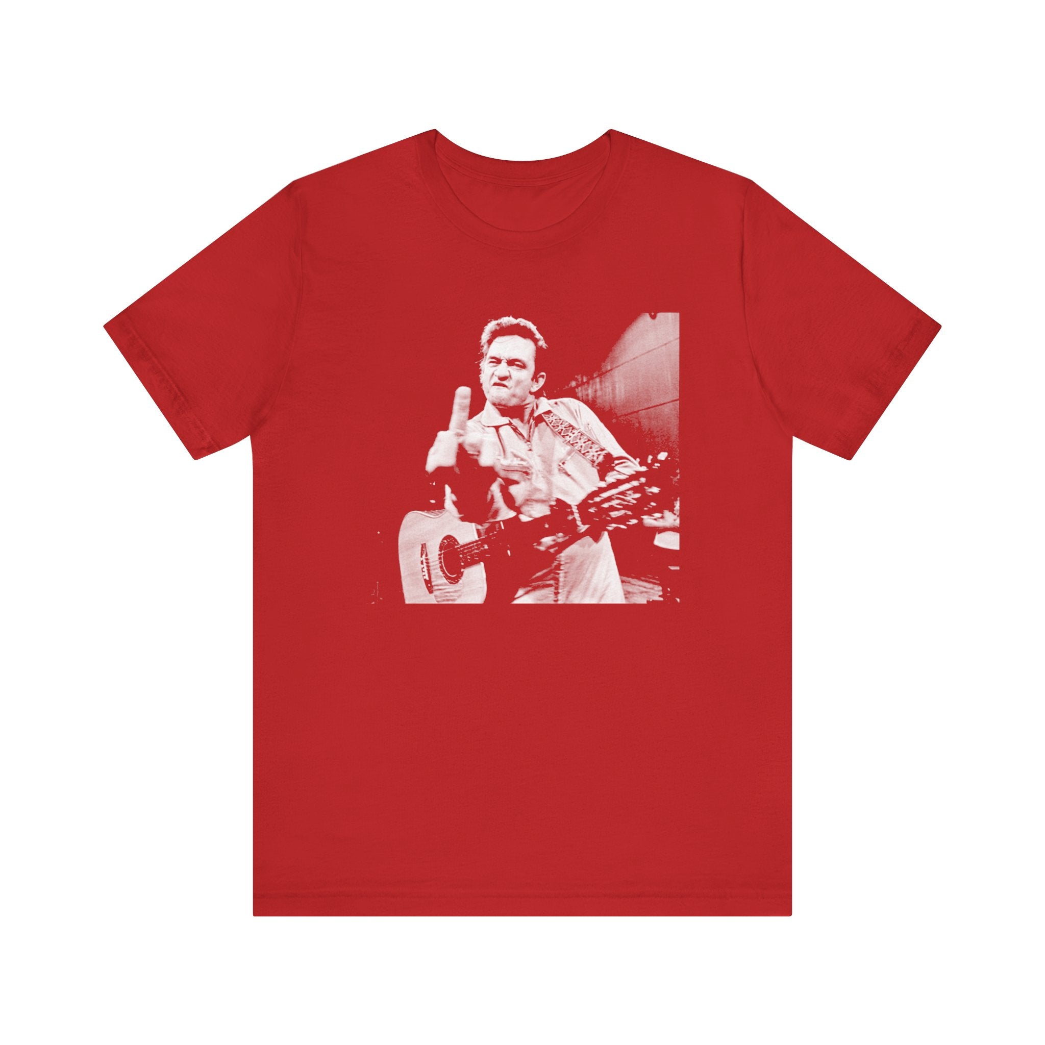 Johnny Cash Middle Finger Tee