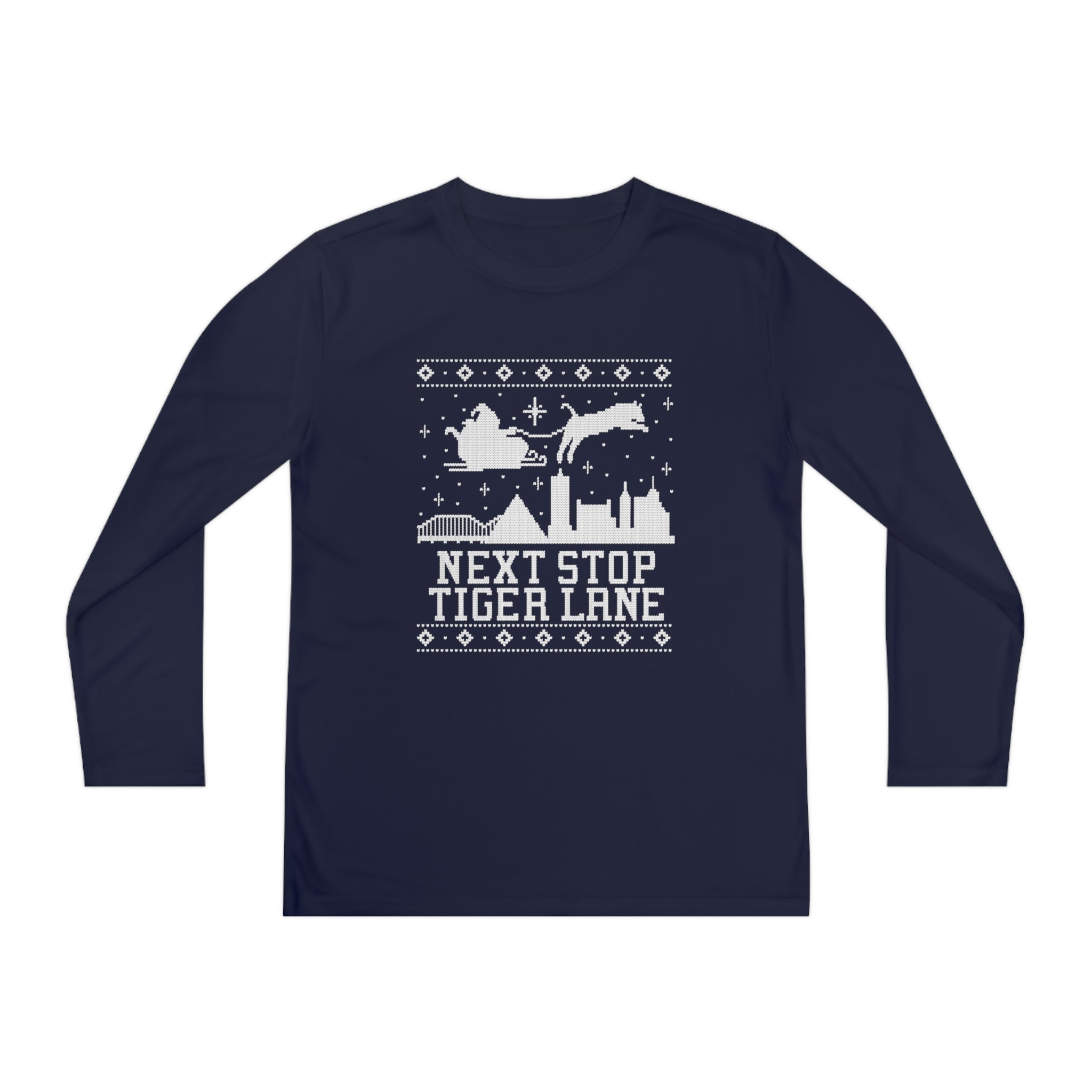 University of Memphis "Ugly Christmas Sweater" T Shirt Youth