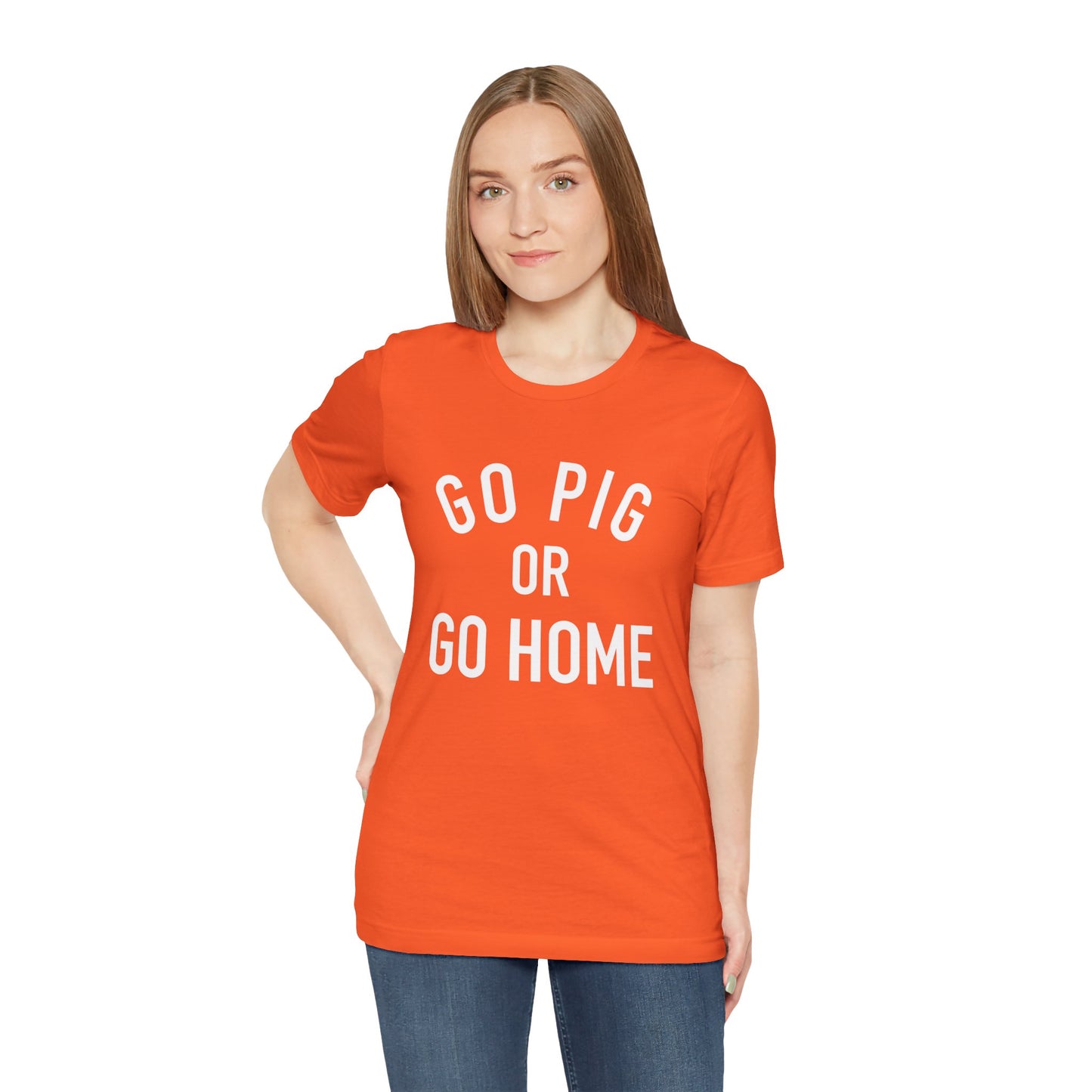 Arkansas Go Pig Or Go Home Tee