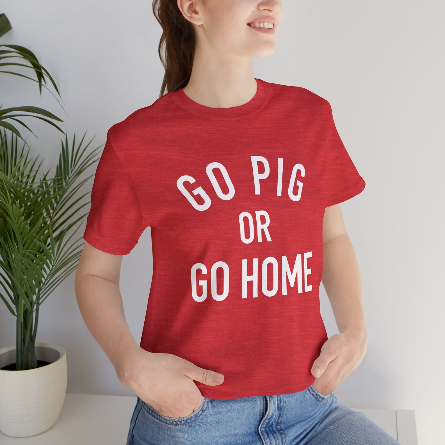 Arkansas Go Pig Or Go Home Tee