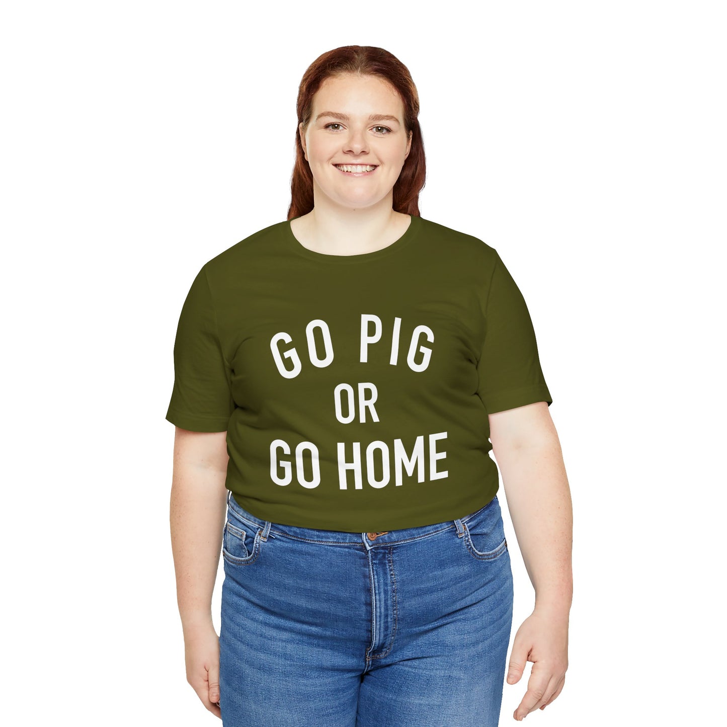 Arkansas Go Pig Or Go Home Tee