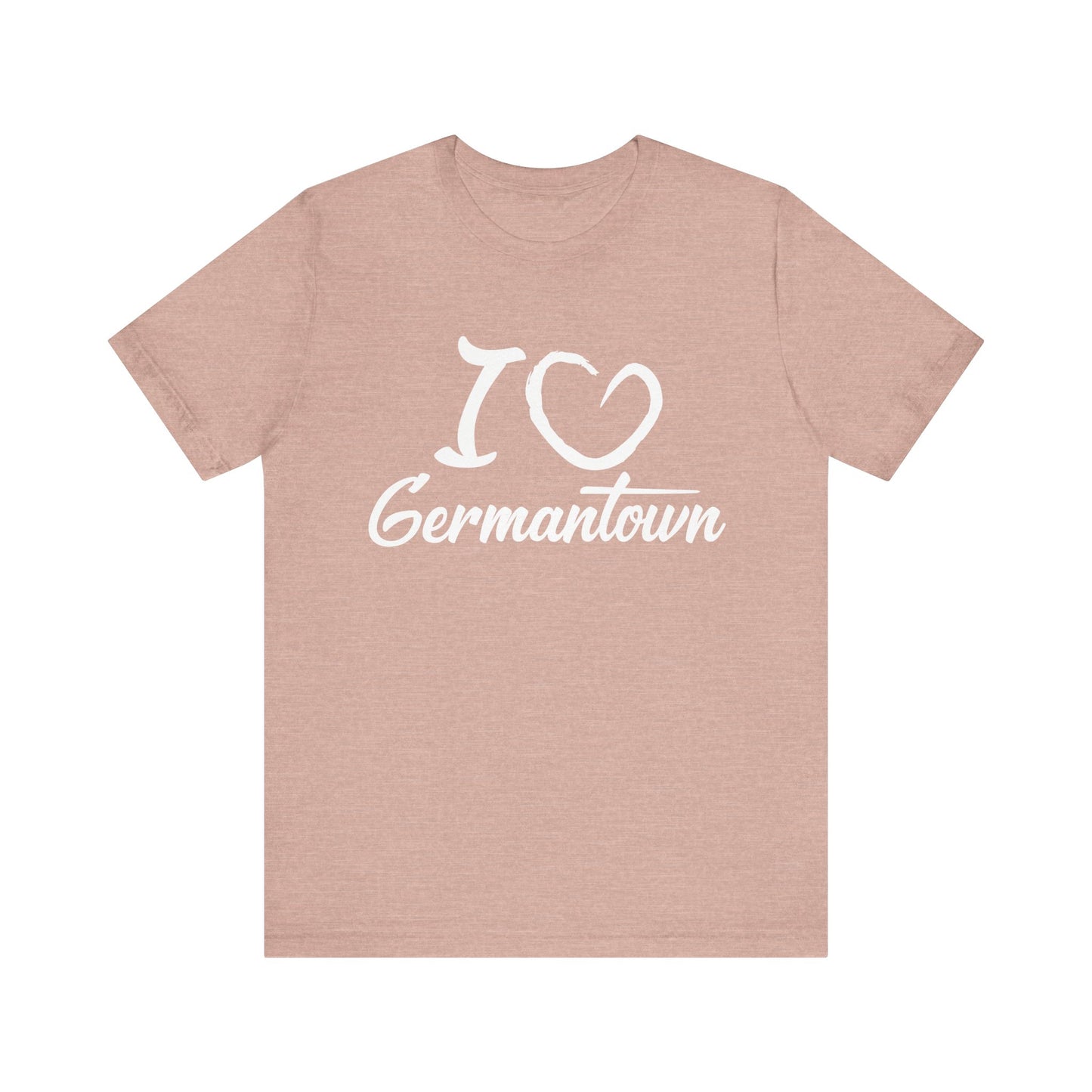 I Love Germantown Unisex Jersey Short Sleeve Tee
