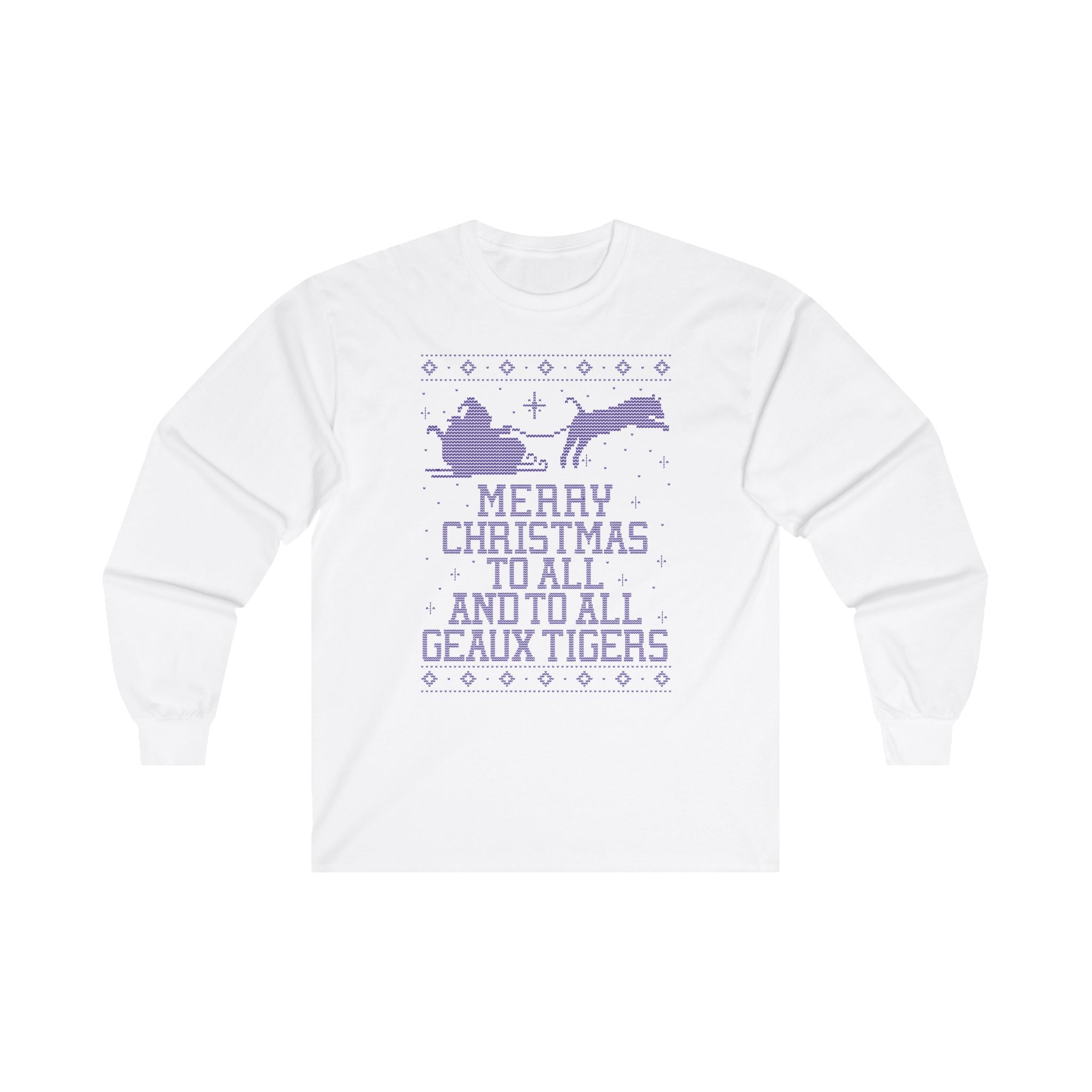 LSU "Ugly Christmas Sweater" Unisex Ultra Cotton Long Sleeve Tee