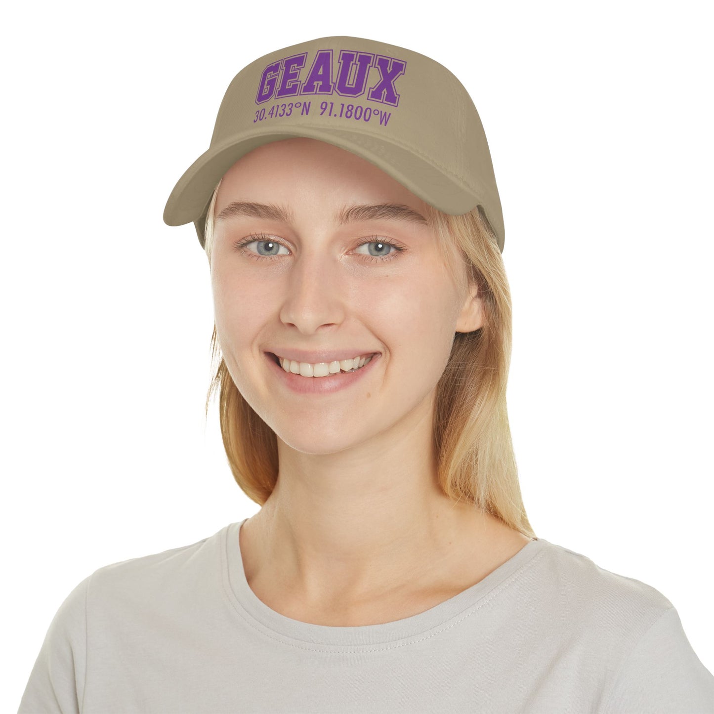 LSU Geaux Coordinates Low Profile Baseball Cap - Perfect for Outdoors & Casual Wear