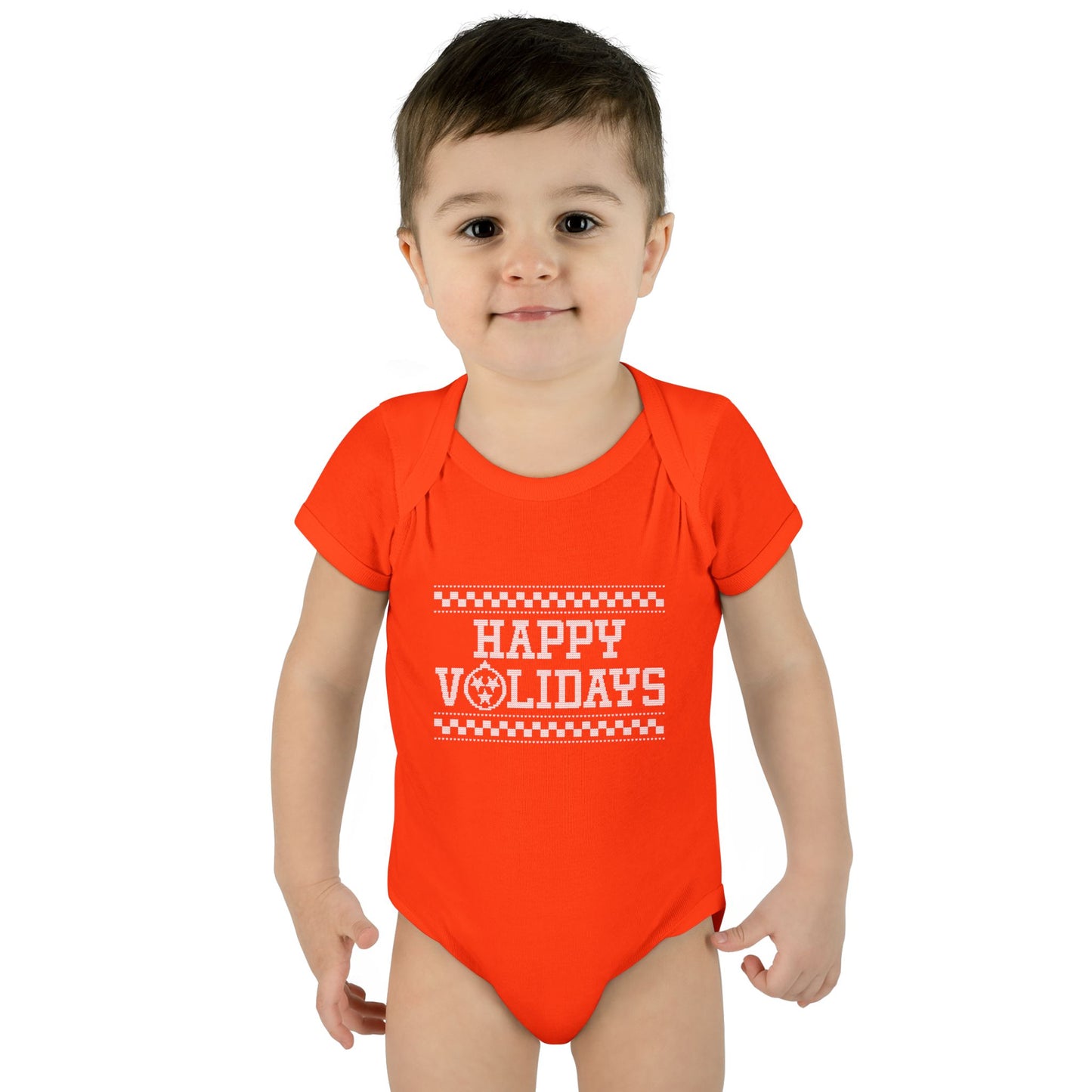 Tennessee Happy Volidays Cute Holiday Baby Bodysuit - Happy Holidays Infant Outfit, Christmas Gift, Baby Shower Present, Festive Onesie, Seasonal Apparel