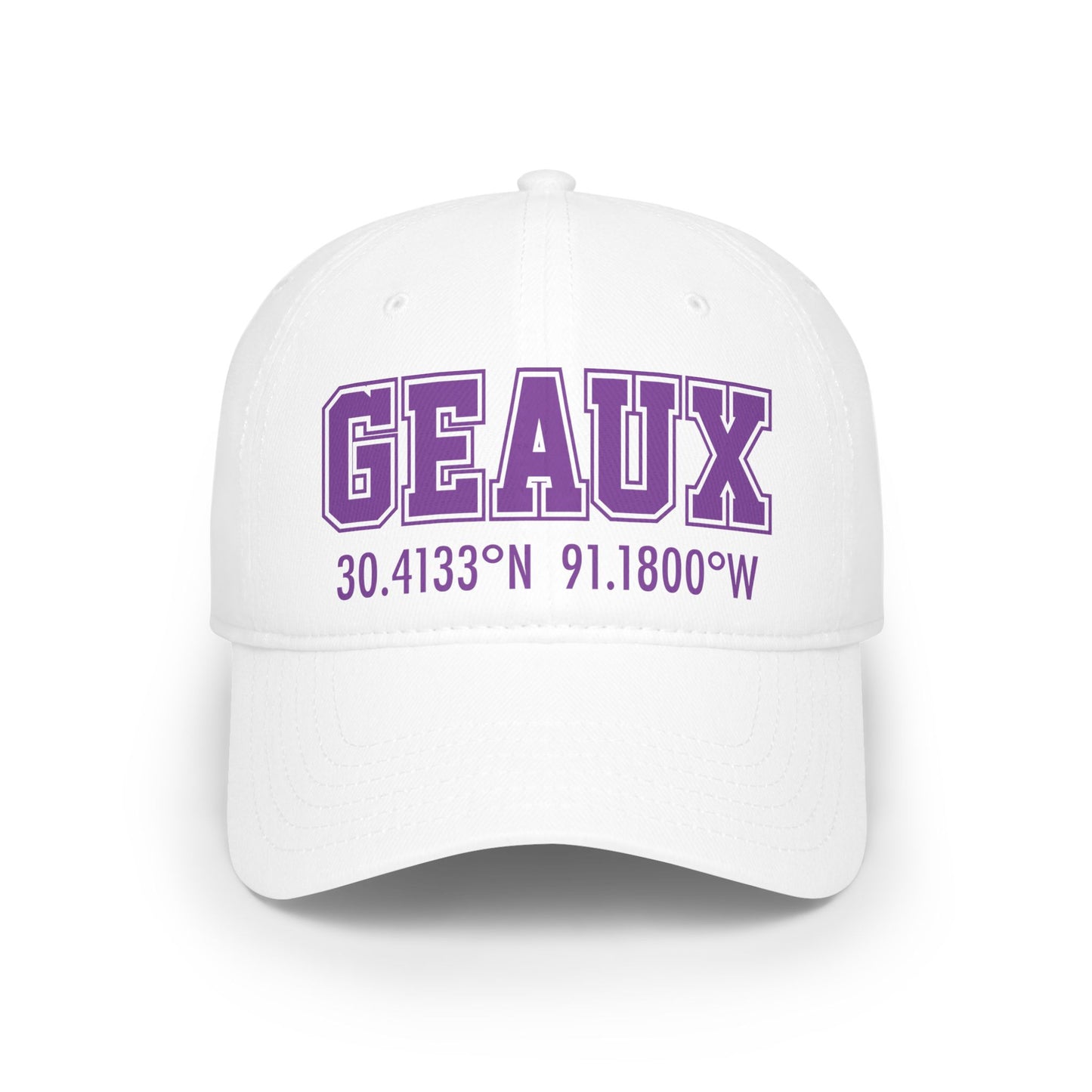 LSU Geaux Coordinates Low Profile Baseball Cap - Perfect for Outdoors & Casual Wear