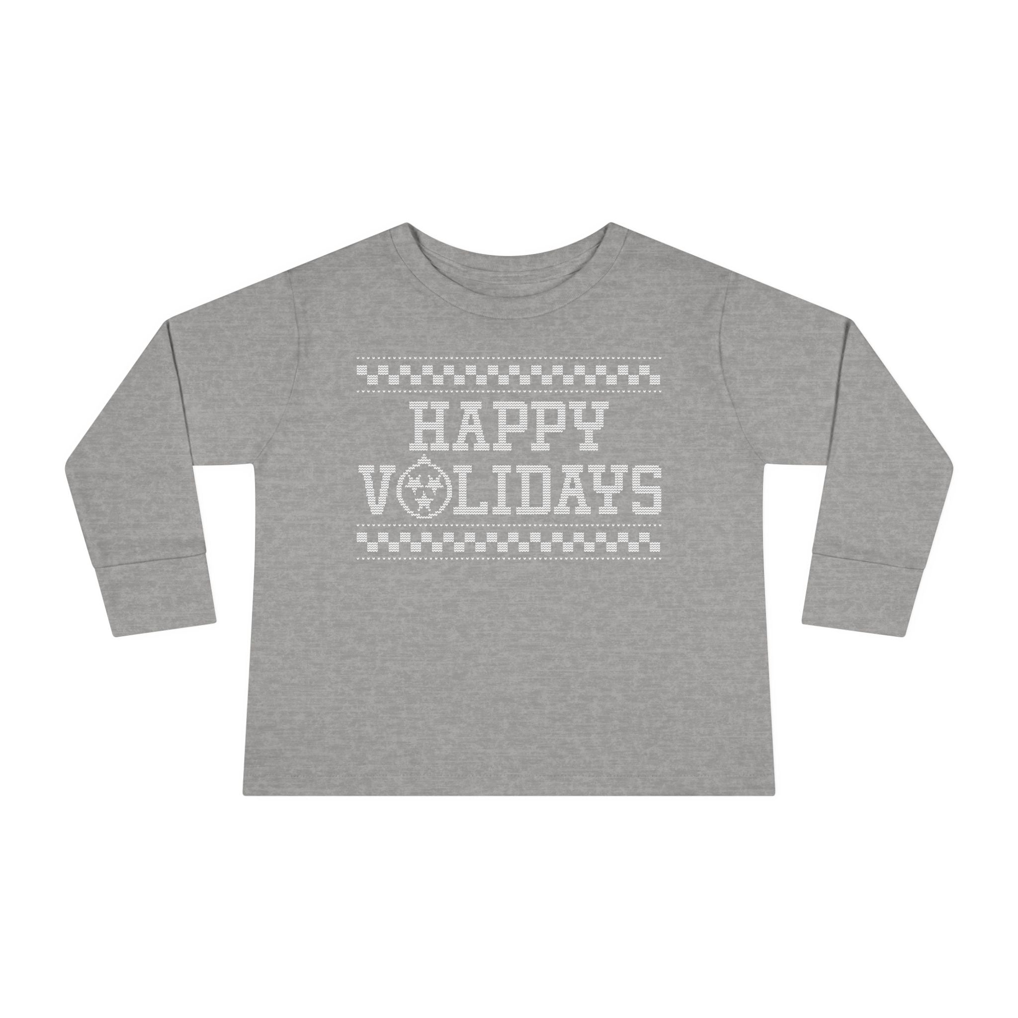 Happy Volidays T shirt Tennessee Christmas Toddler Long Sleeve Tee