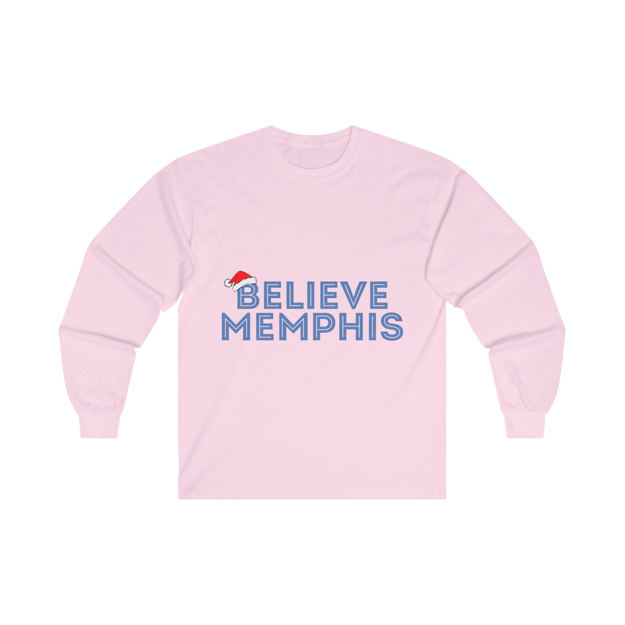 Believe Memphis Christmas Unisex Ultra Cotton Long Sleeve Tee