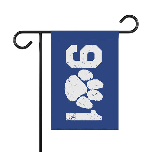 Memphis 901 Tiger Paw Sports Team Garden Banner, Custom Garden Flag, Outdoor Decor, Home Team Spirit Sign, College Team Pride Decoration, Paw Print Design