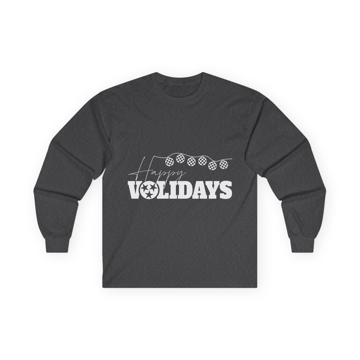 Tennessee Volunteers Long Sleeve Tee - Tennessee Happy Volidays Design