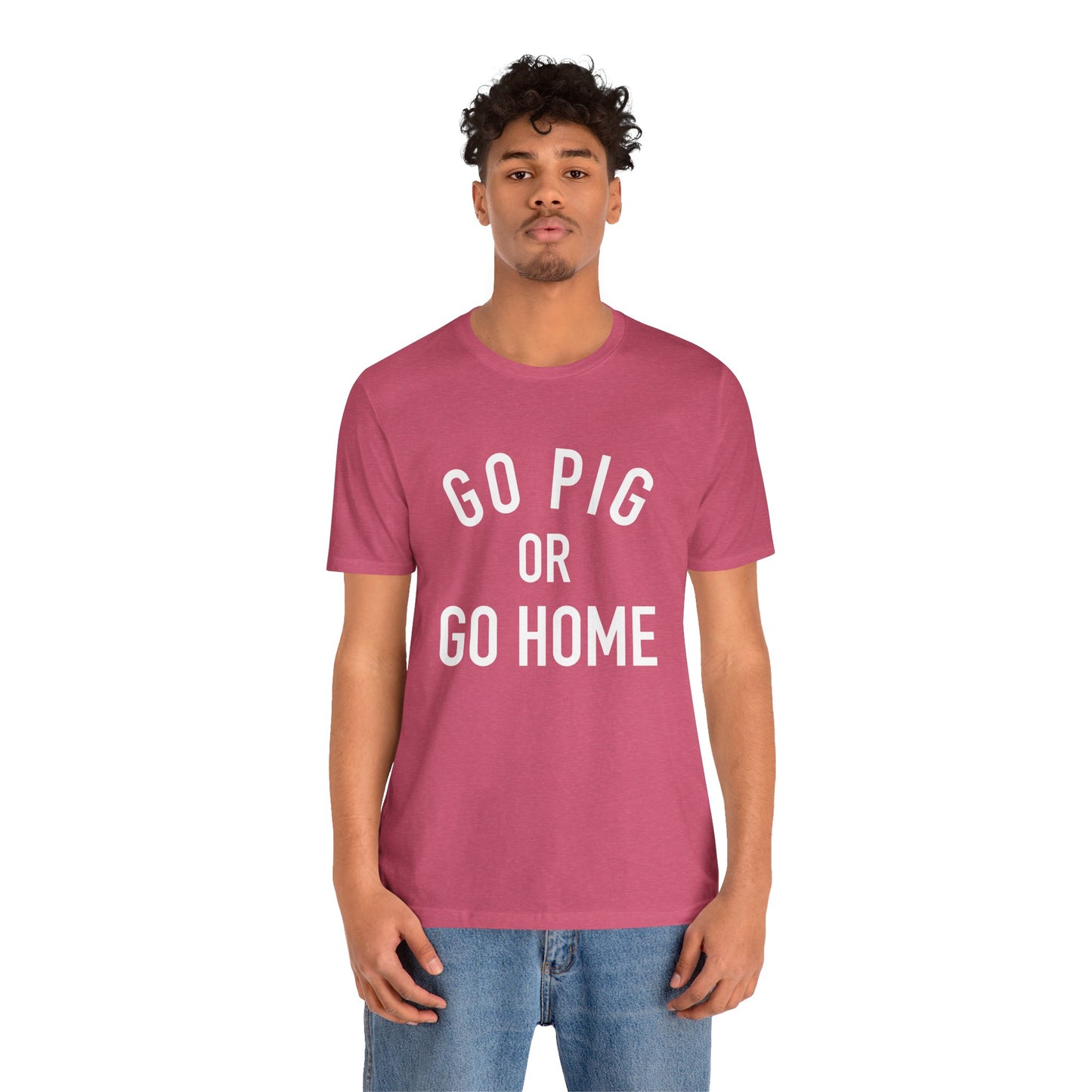 Arkansas Go Pig Or Go Home Tee