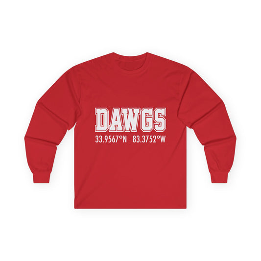 Georgia Dawgs Coordinates  Unisex Ultra Cotton Long Sleeve Tee