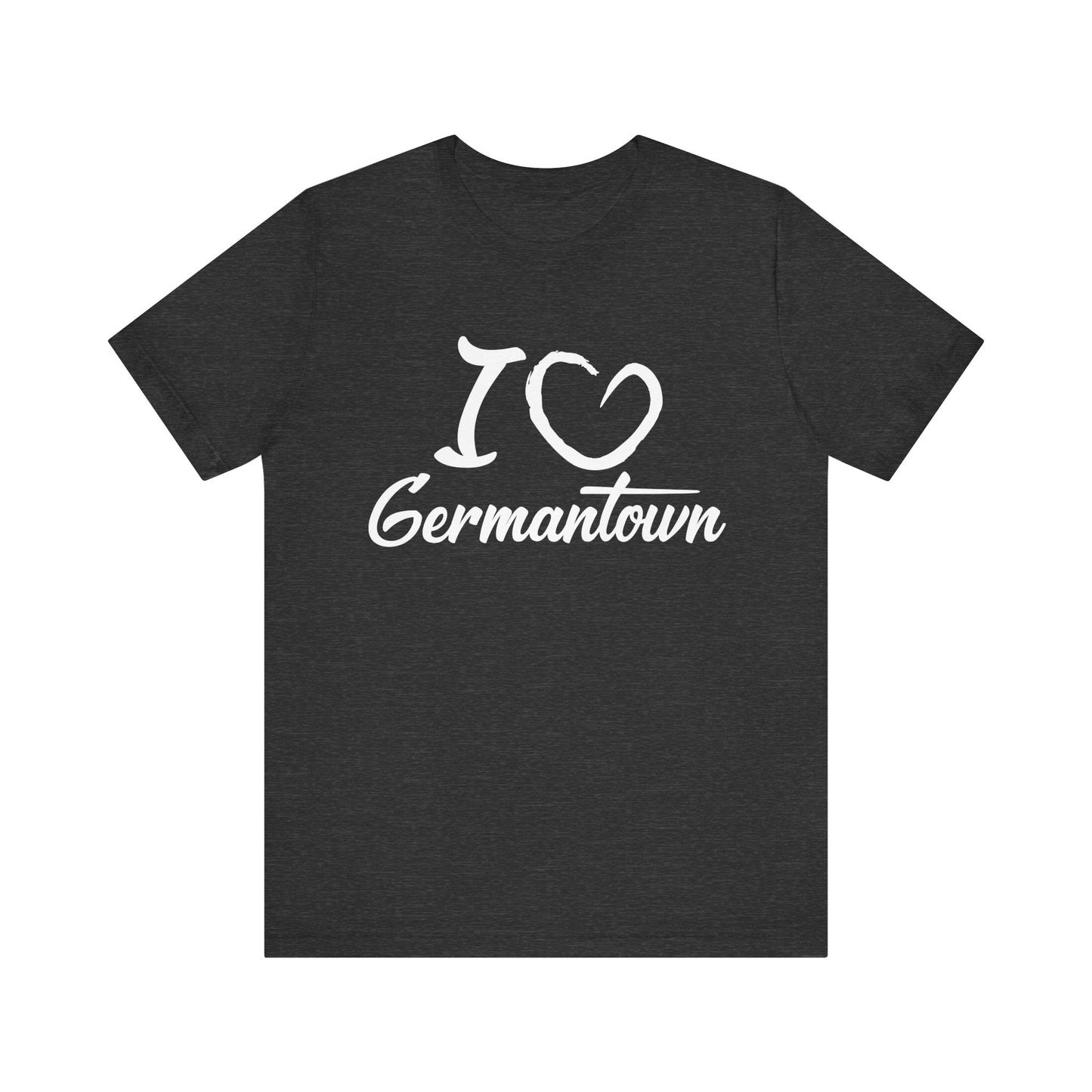 I Love Germantown Unisex Jersey Short Sleeve Tee