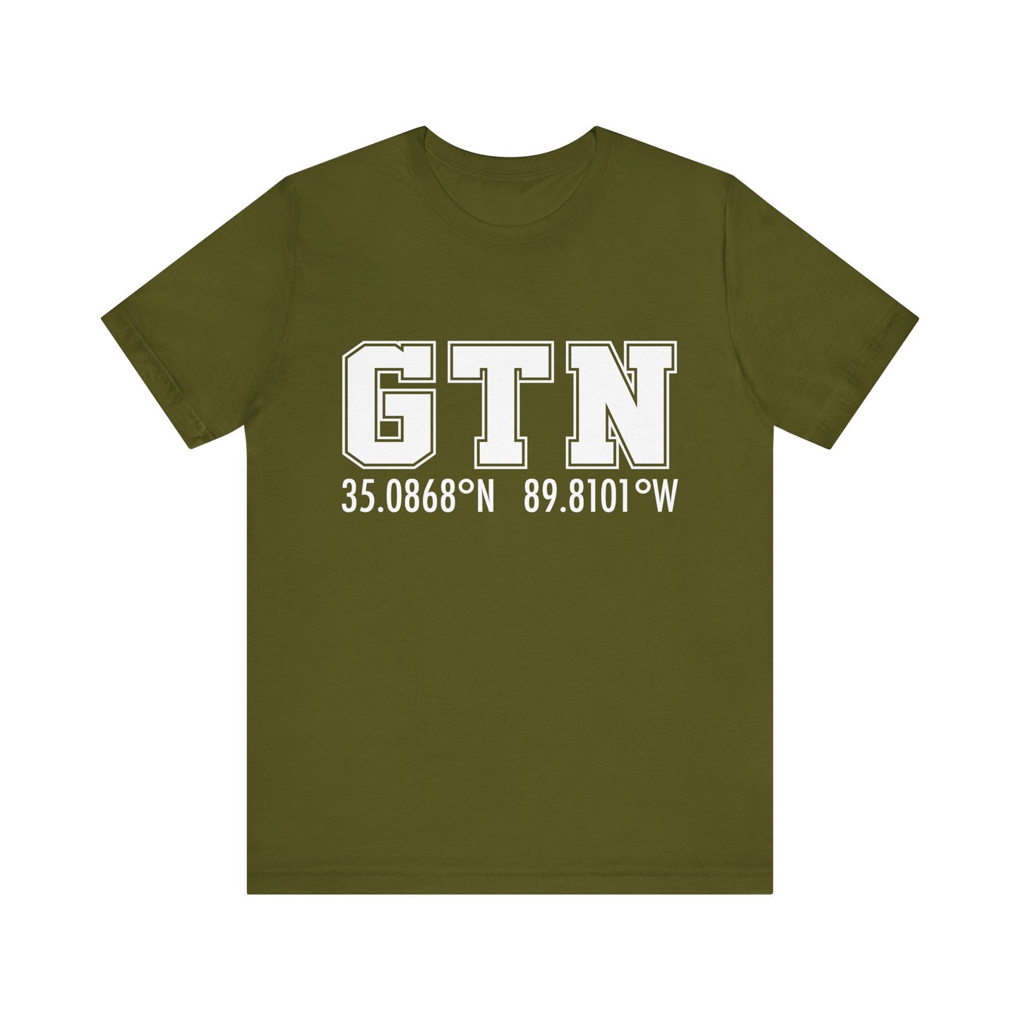 Germantown Tennessee Coordinates Unisex Tee
