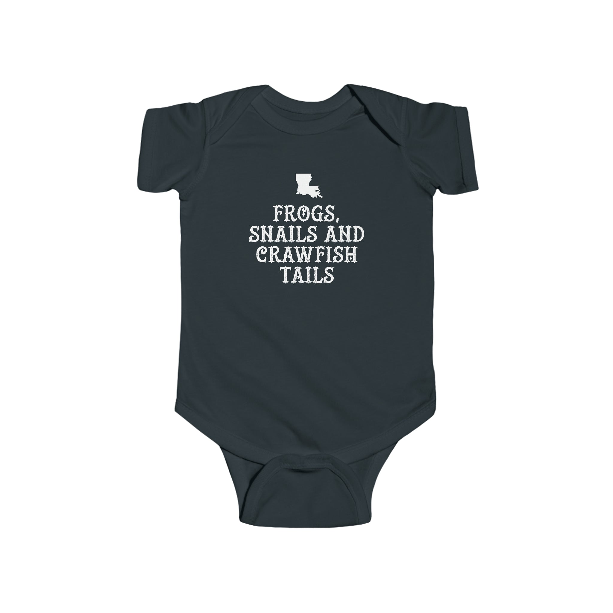 Frogs, Snails And Crawfish Tails Onesie