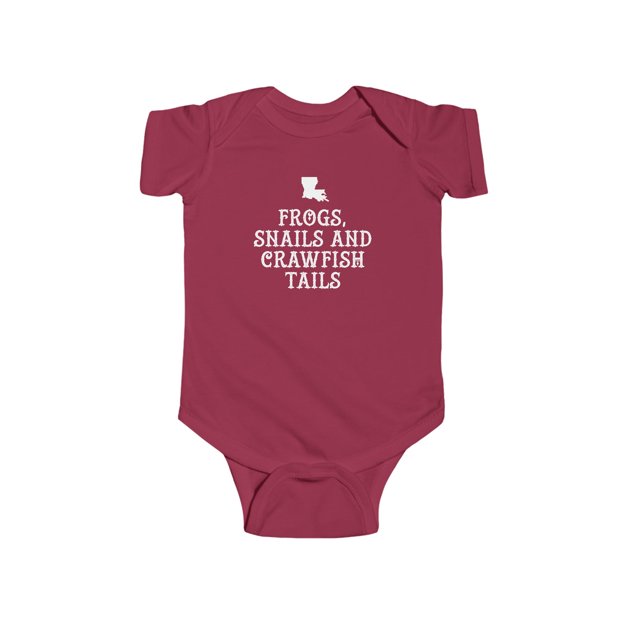 Frogs, Snails And Crawfish Tails Onesie