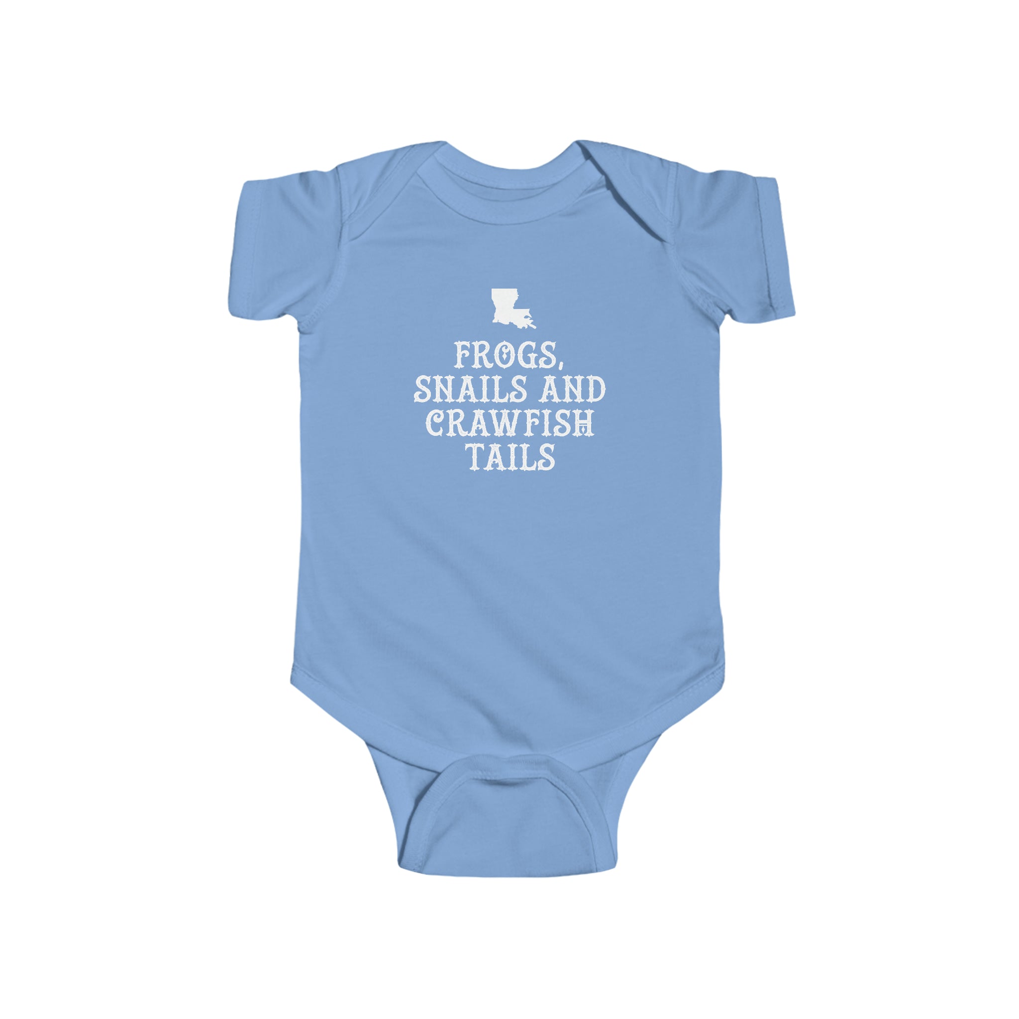 Frogs, Snails And Crawfish Tails Onesie