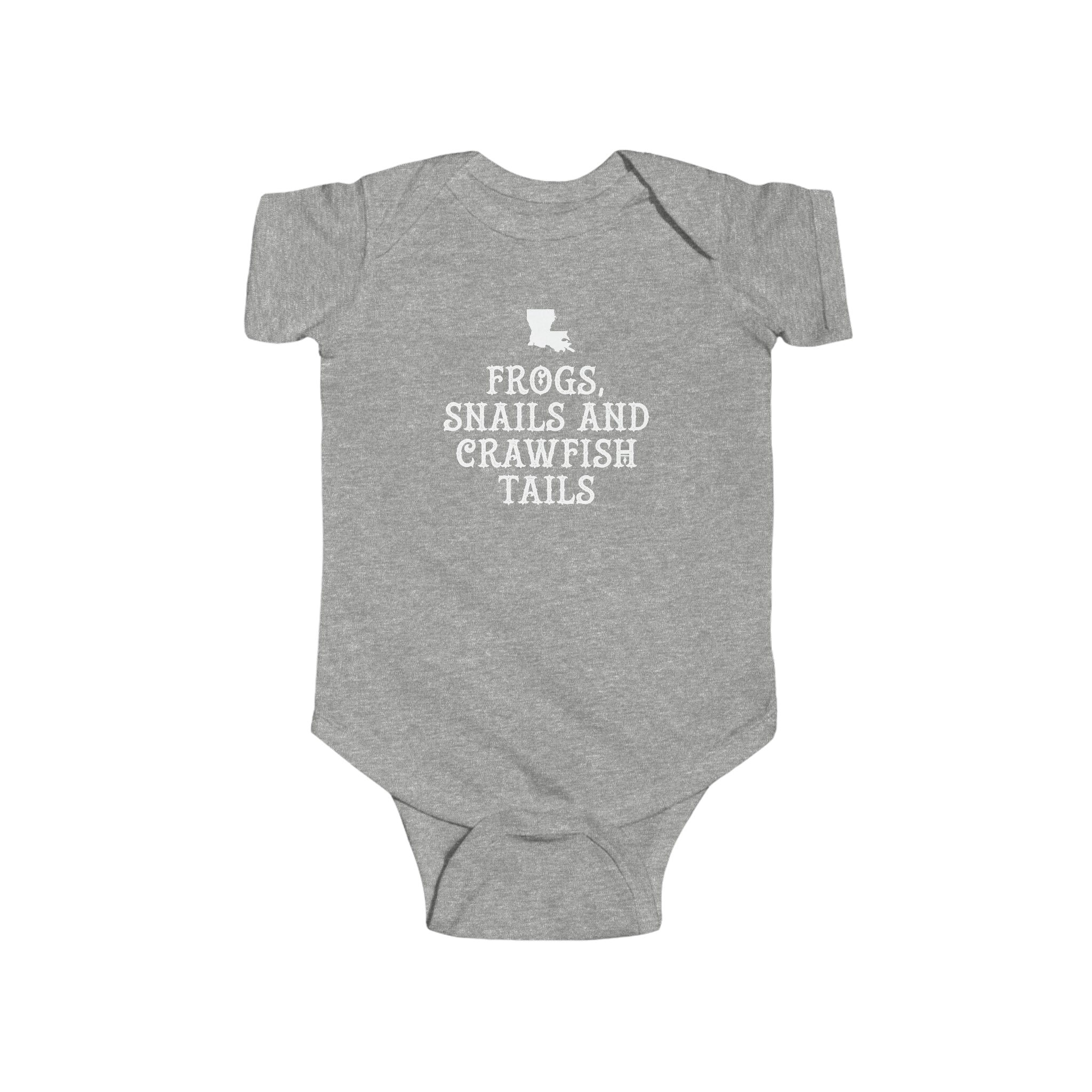 Frogs, Snails And Crawfish Tails Onesie