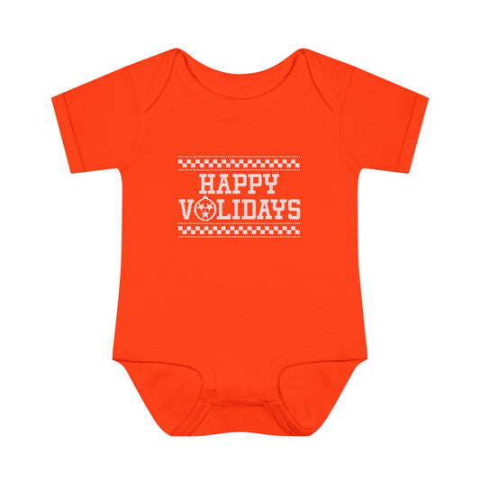 Tennessee Happy Volidays Cute Holiday Baby Bodysuit - Happy Holidays Infant Outfit, Christmas Gift, Baby Shower Present, Festive Onesie, Seasonal Apparel