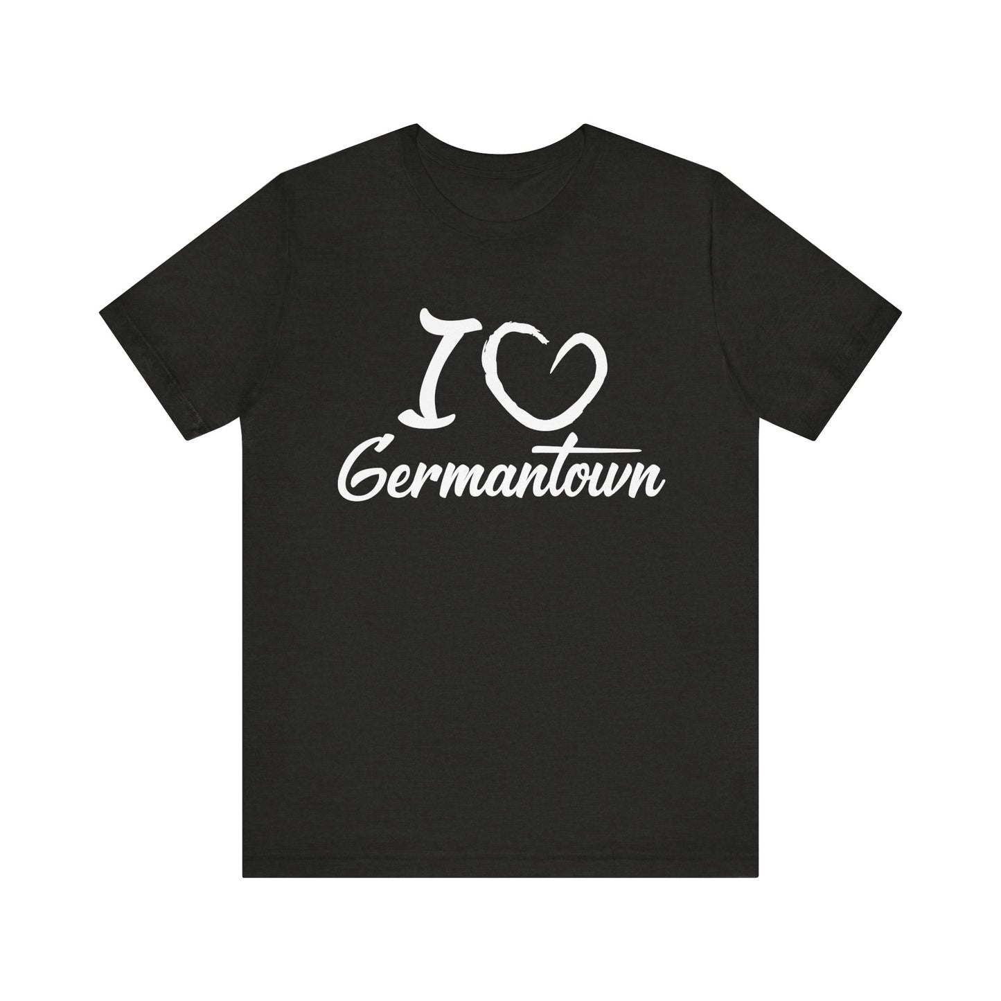 I Love Germantown Unisex Jersey Short Sleeve Tee