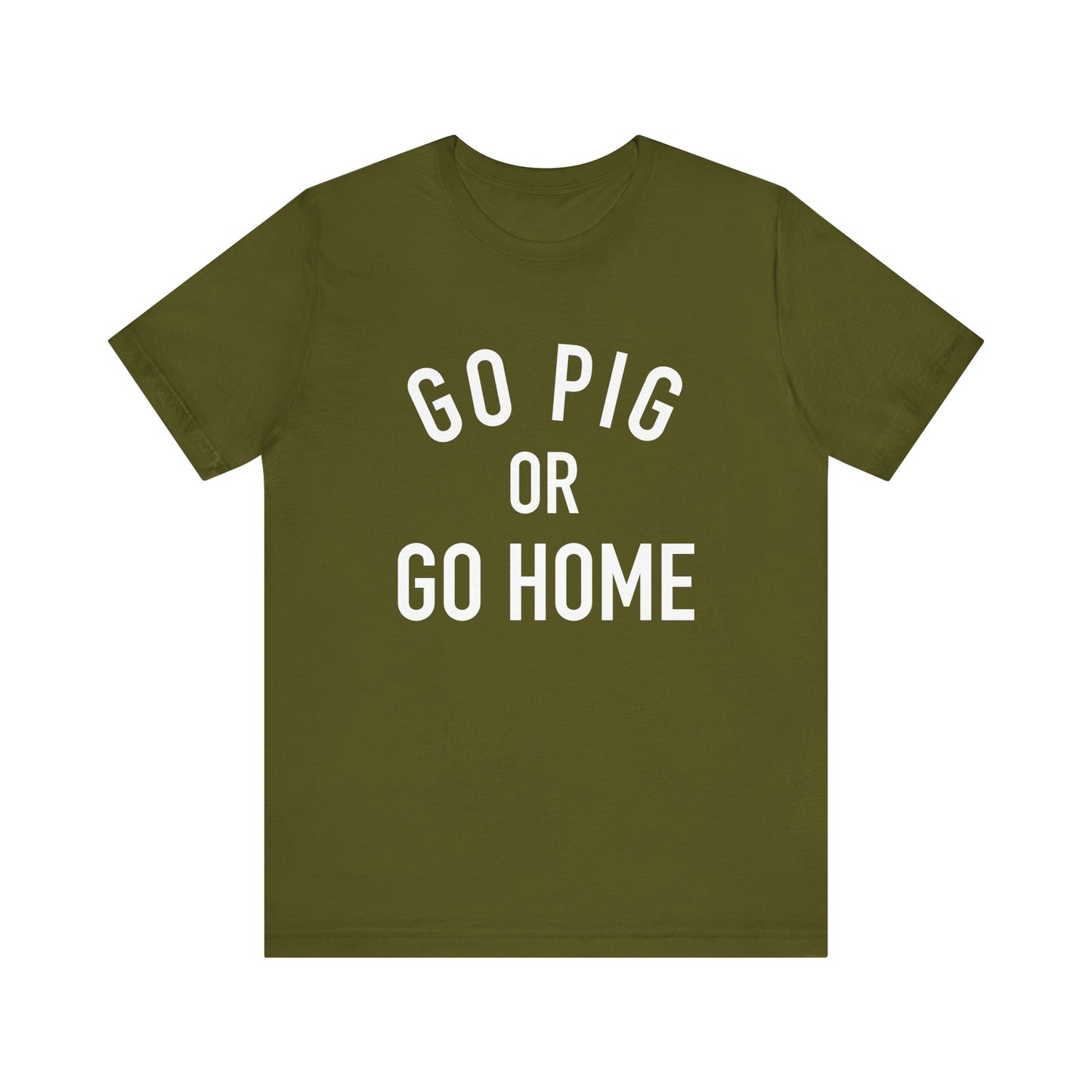 Arkansas Go Pig Or Go Home Tee