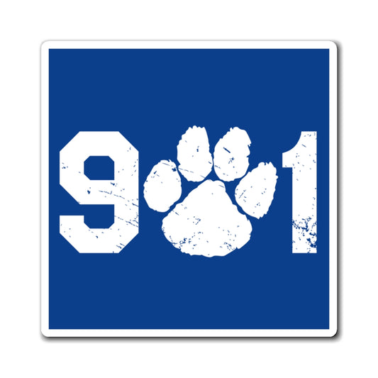 Memphis 901 Tiger Paw Magnet