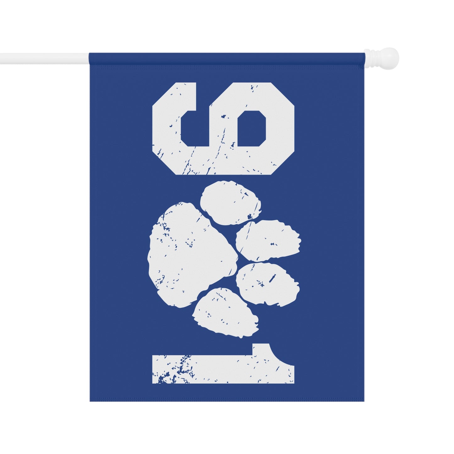 Memphis 901 Tiger Paw Sports Team Garden Banner, Custom Garden Flag, Outdoor Decor, Home Team Spirit Sign, College Team Pride Decoration, Paw Print Design
