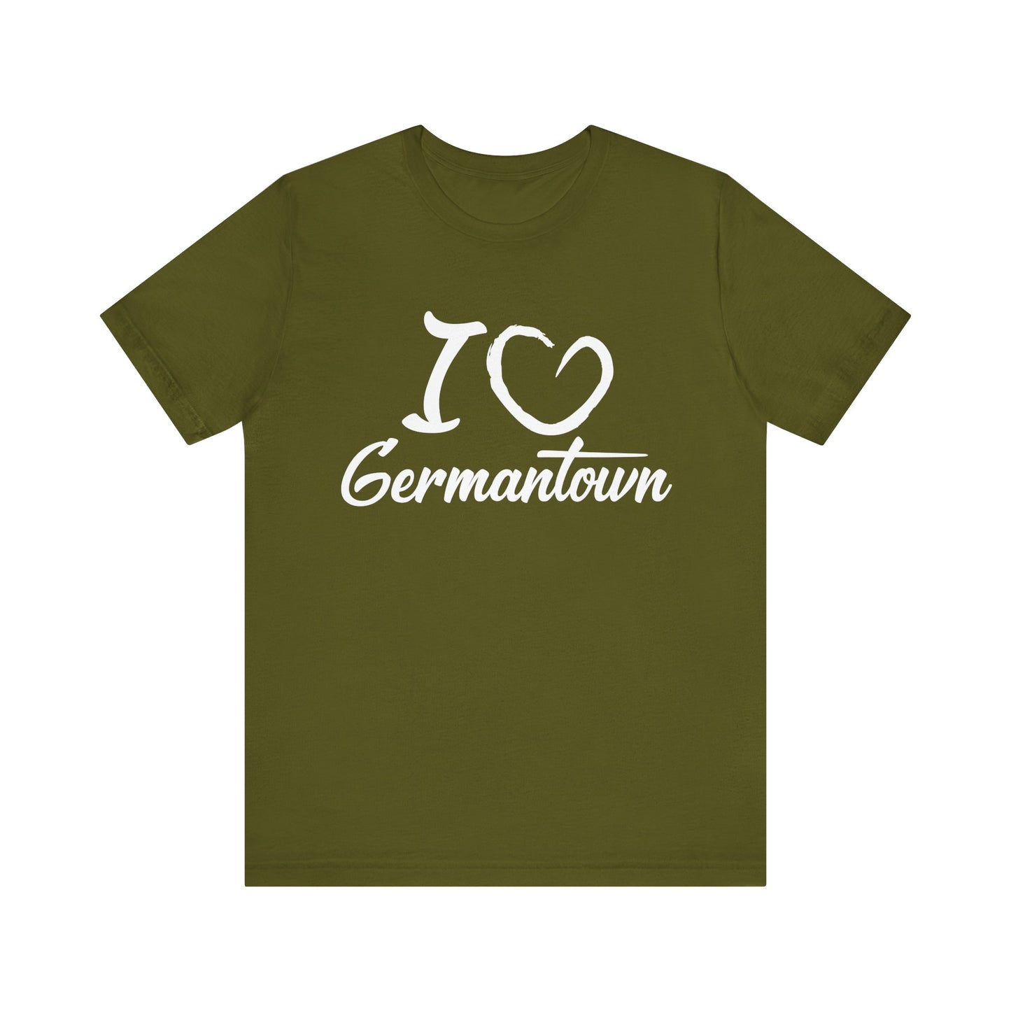 I Love Germantown Unisex Jersey Short Sleeve Tee