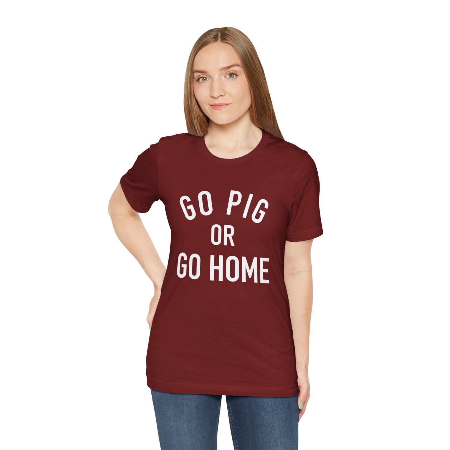 Arkansas Go Pig Or Go Home Tee