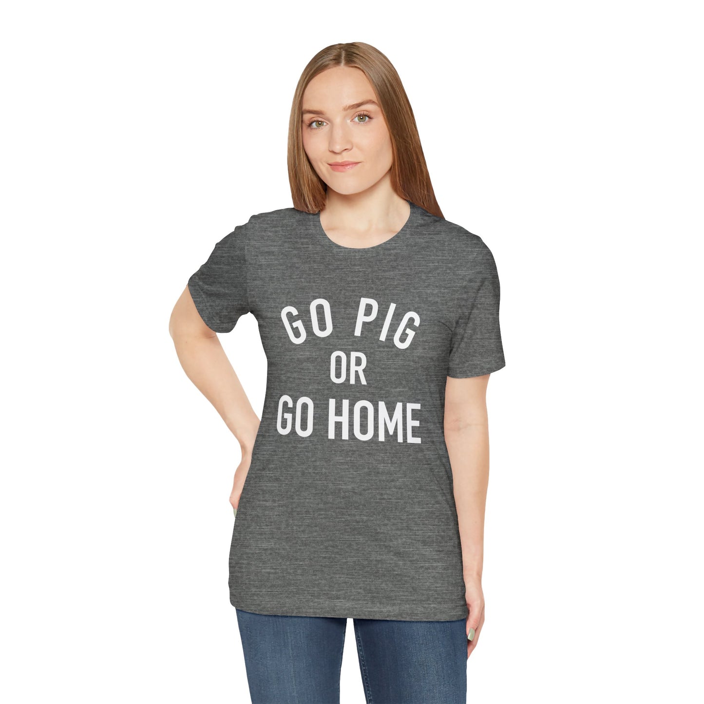 Arkansas Go Pig Or Go Home Tee