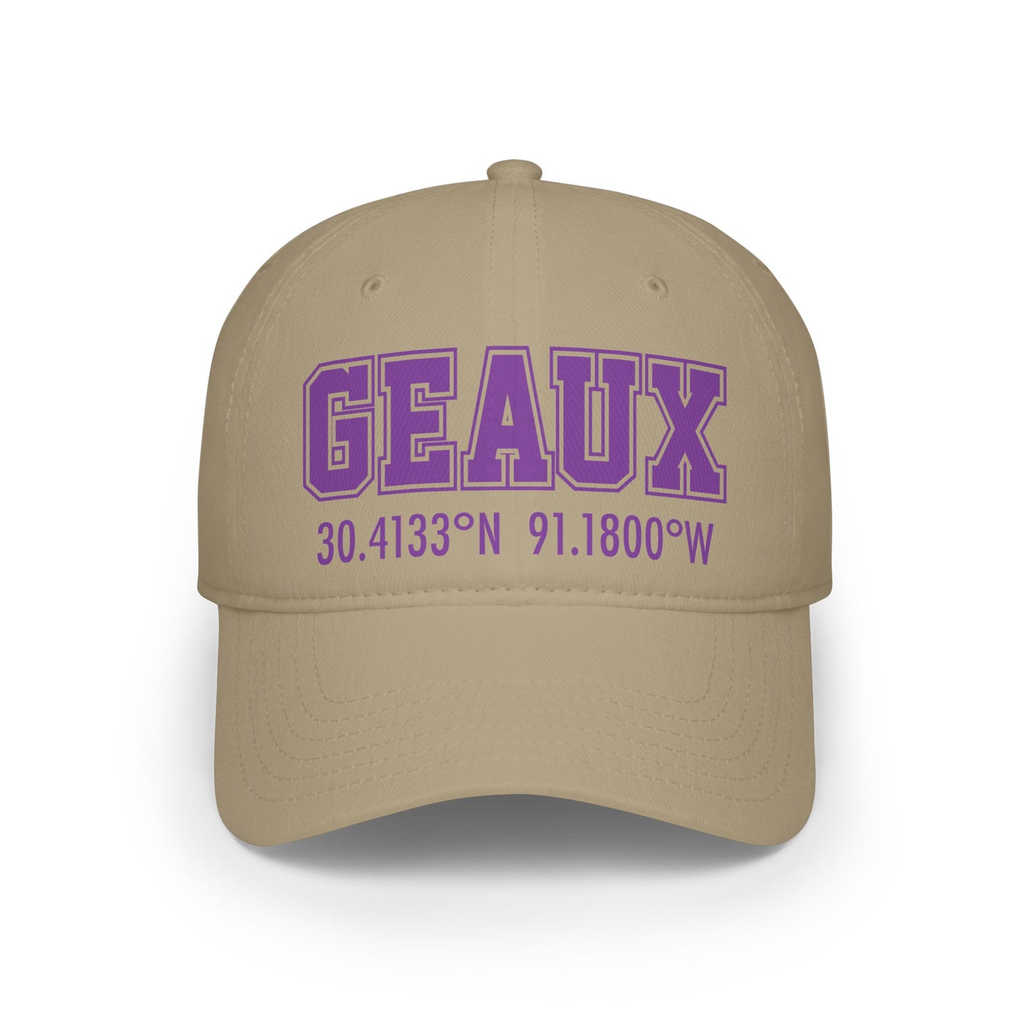 LSU Geaux Coordinates Low Profile Baseball Cap - Perfect for Outdoors & Casual Wear