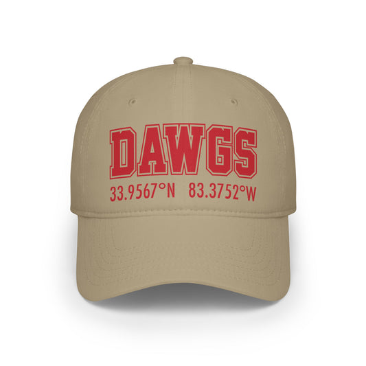 Georgia Dawgs Coordinates Low Profile Baseball Cap - Cool & Casual Headwear for Outdoor Enthusiasts