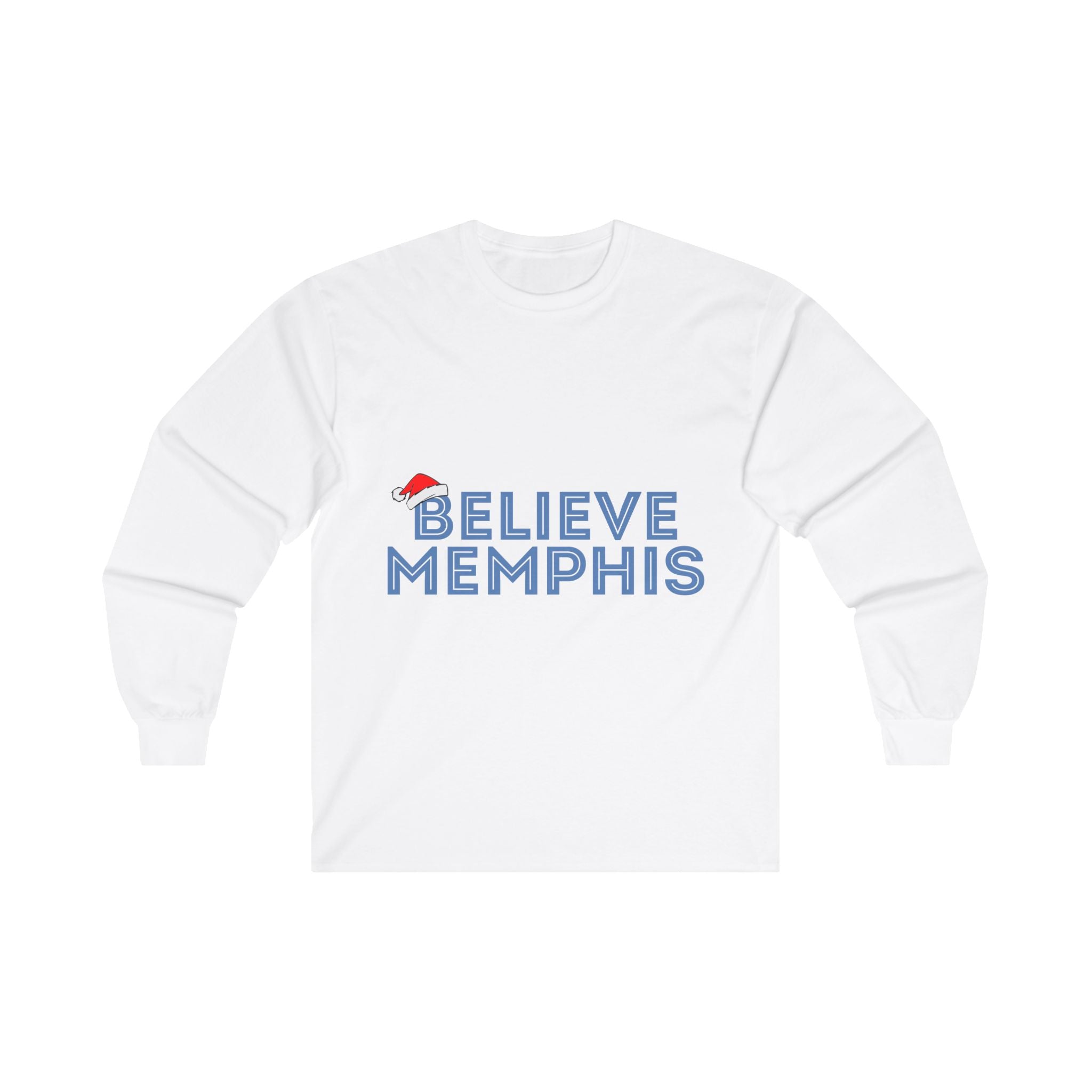 Believe Memphis Christmas Unisex Ultra Cotton Long Sleeve Tee