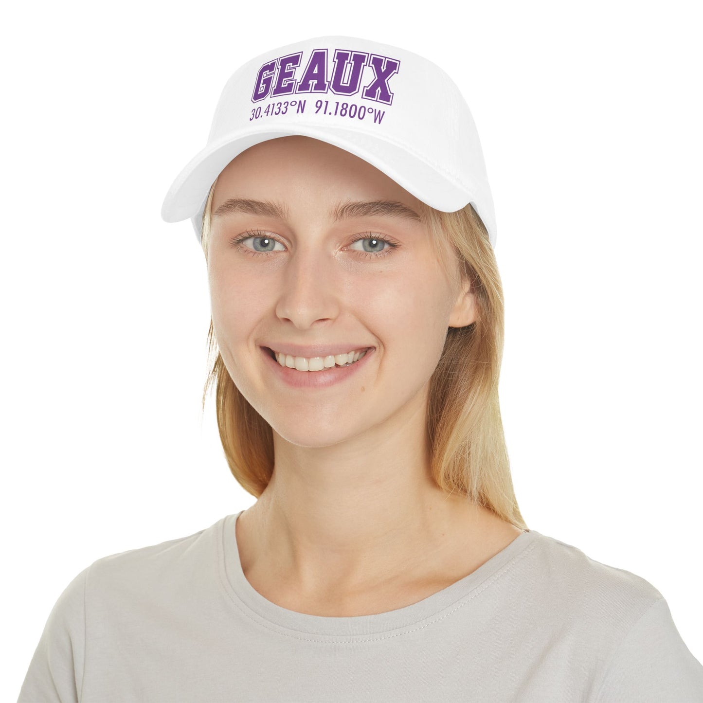 LSU Geaux Coordinates Low Profile Baseball Cap - Perfect for Outdoors & Casual Wear