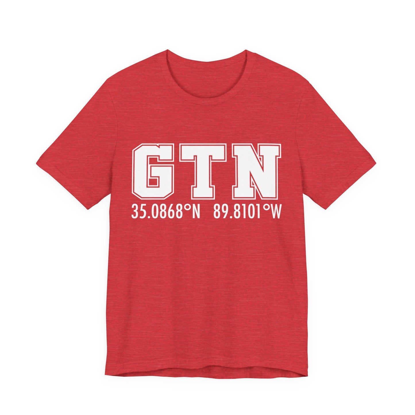 Germantown, TN Coordinates Tee