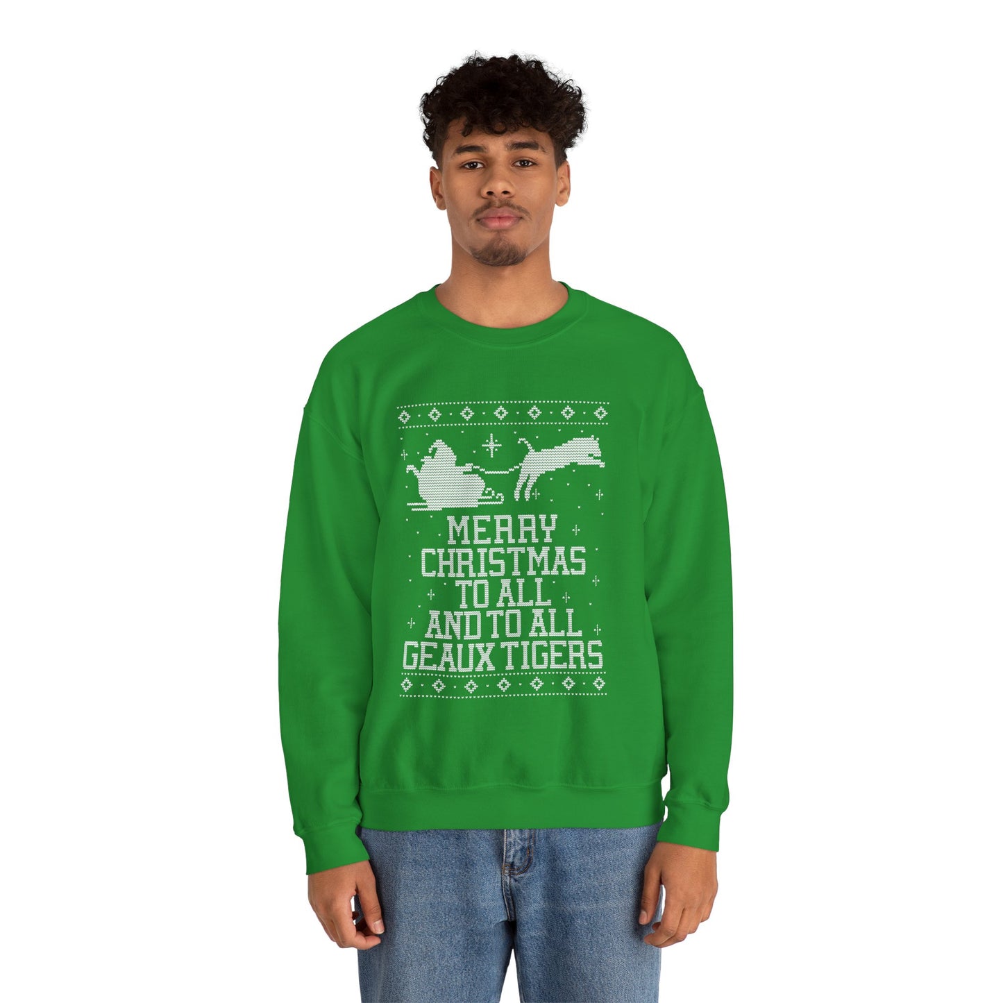 LSU Merry Christmas To All Geaux Tigers Sweatshirt