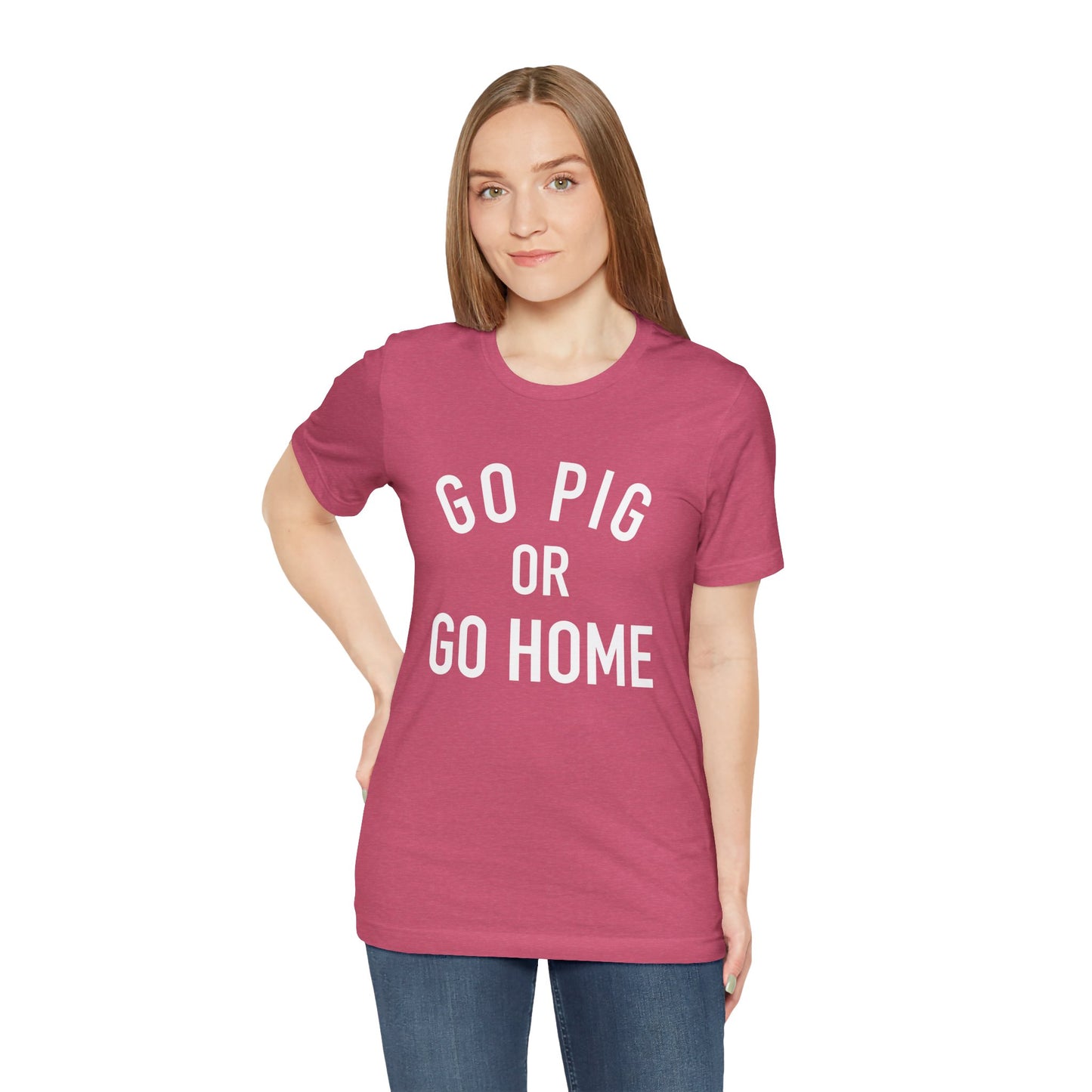 Arkansas Go Pig Or Go Home Tee
