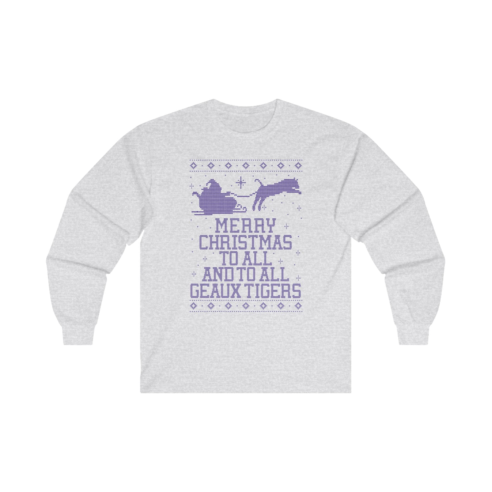 LSU "Ugly Christmas Sweater" Unisex Ultra Cotton Long Sleeve Tee