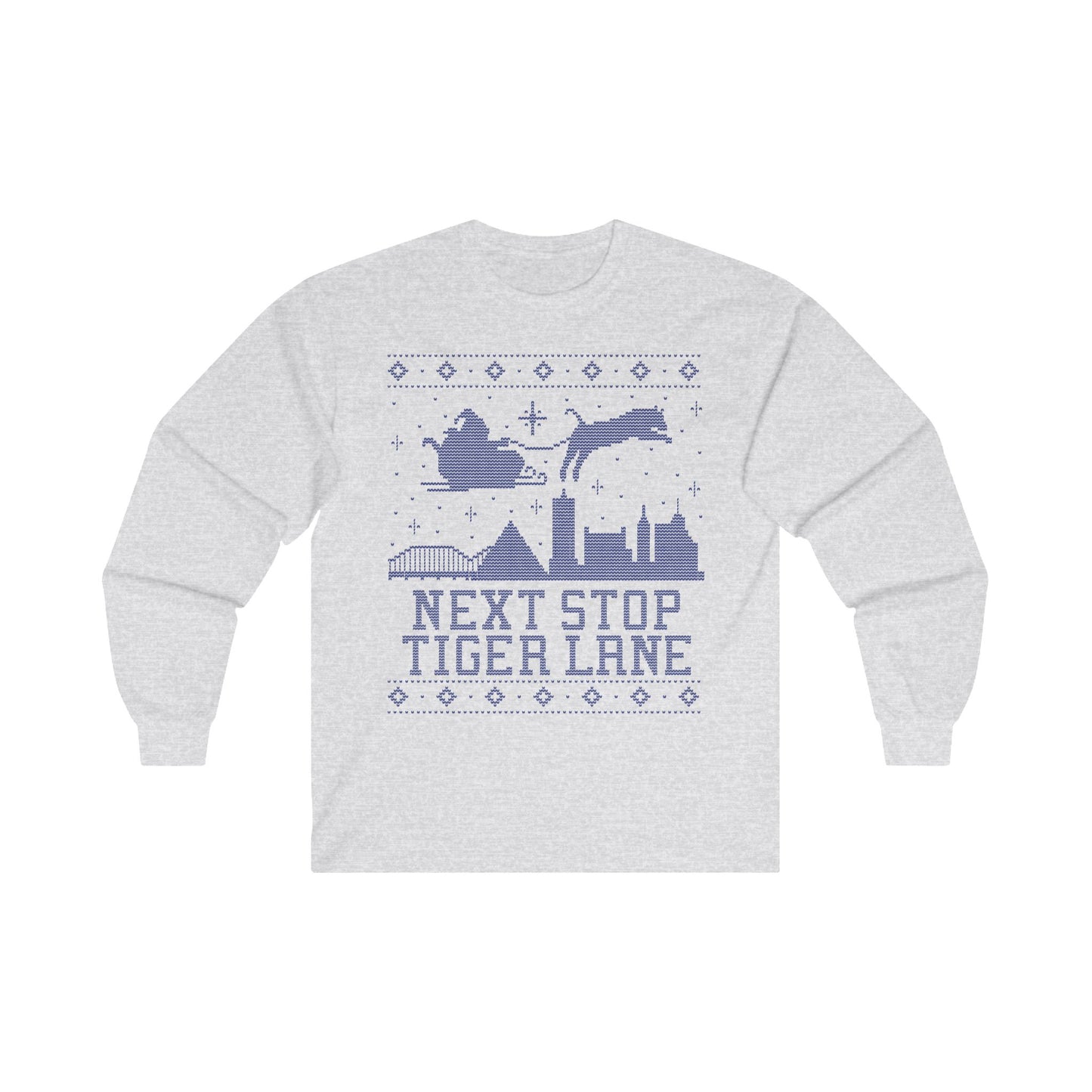 Memphis Next Stop Tiger Lane Unisex Ultra Cotton Long Sleeve Tee