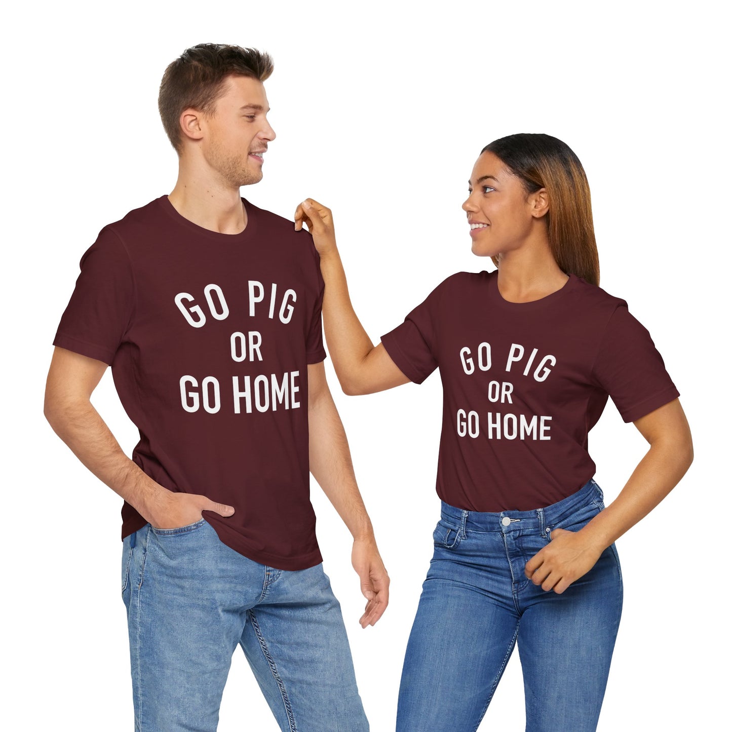 Arkansas Go Pig Or Go Home Tee