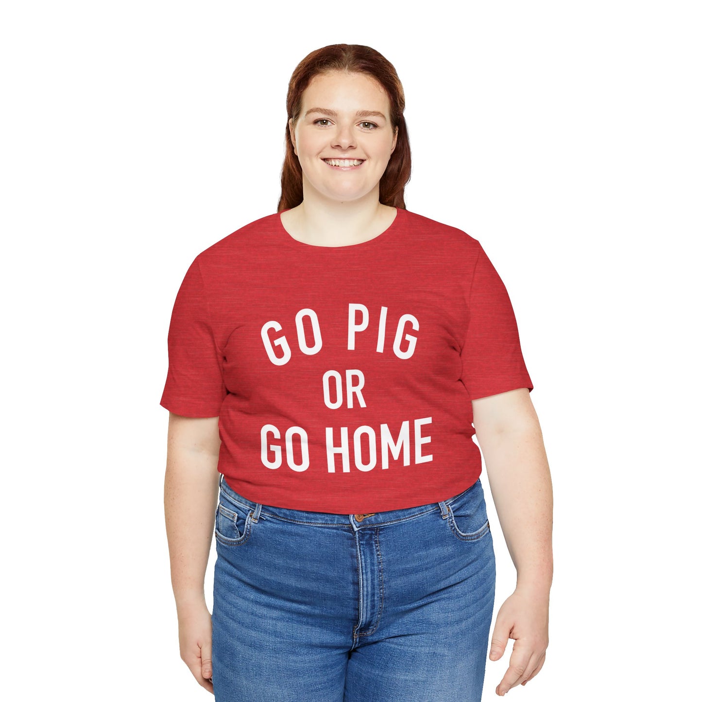 Arkansas Go Pig Or Go Home Tee