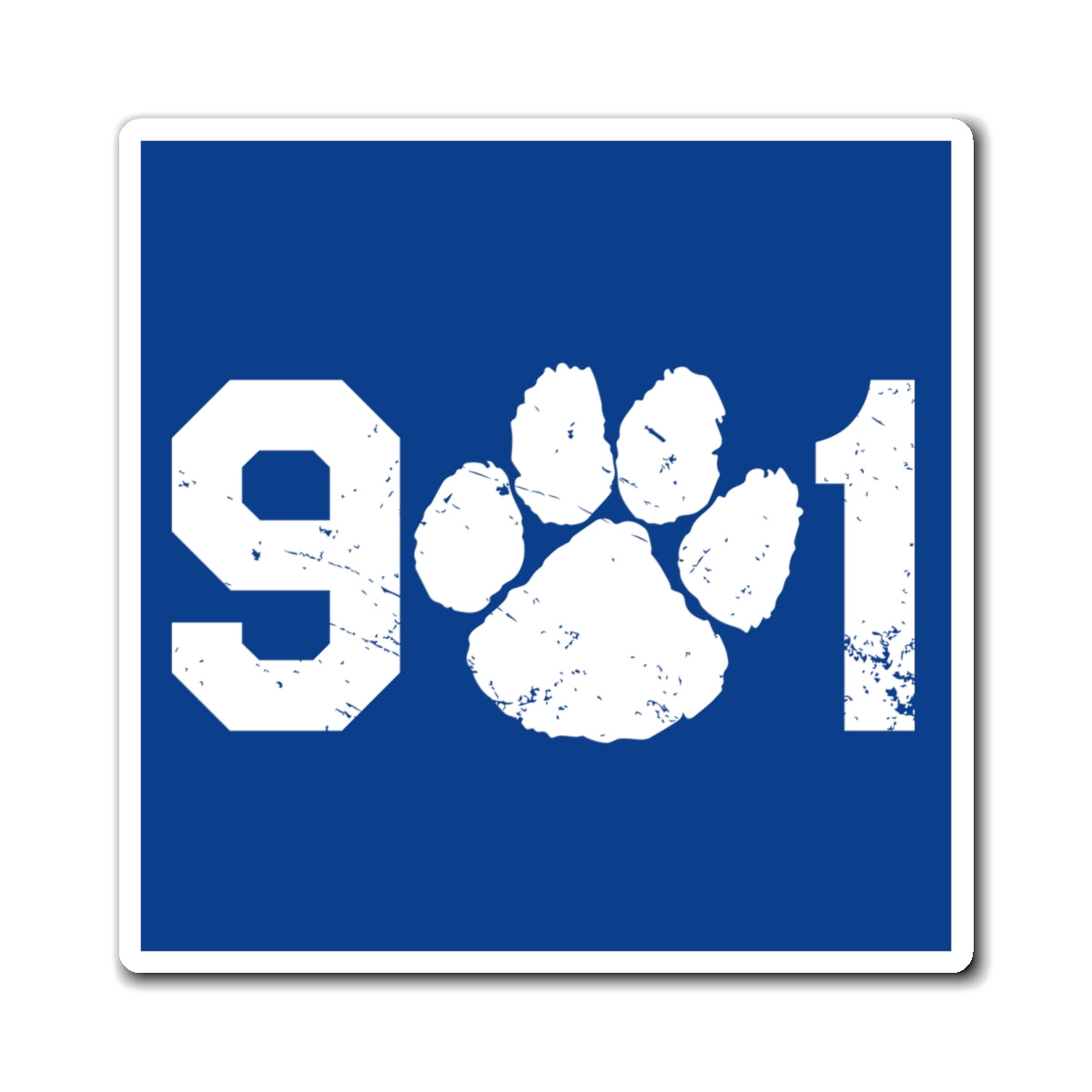 Memphis 901 Tiger Paw Magnet